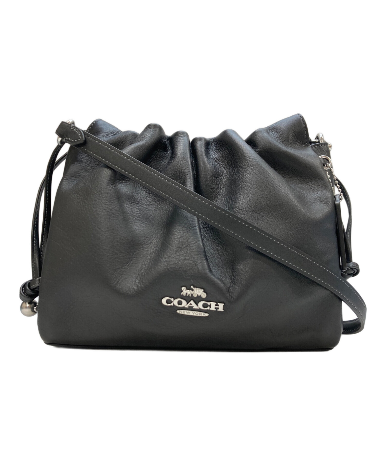【未使用級】コーチ COACH フェイドロー ストリング バッグ 中古・古着通販】COACH (コーチ) フェイ ドローストリング バッグ