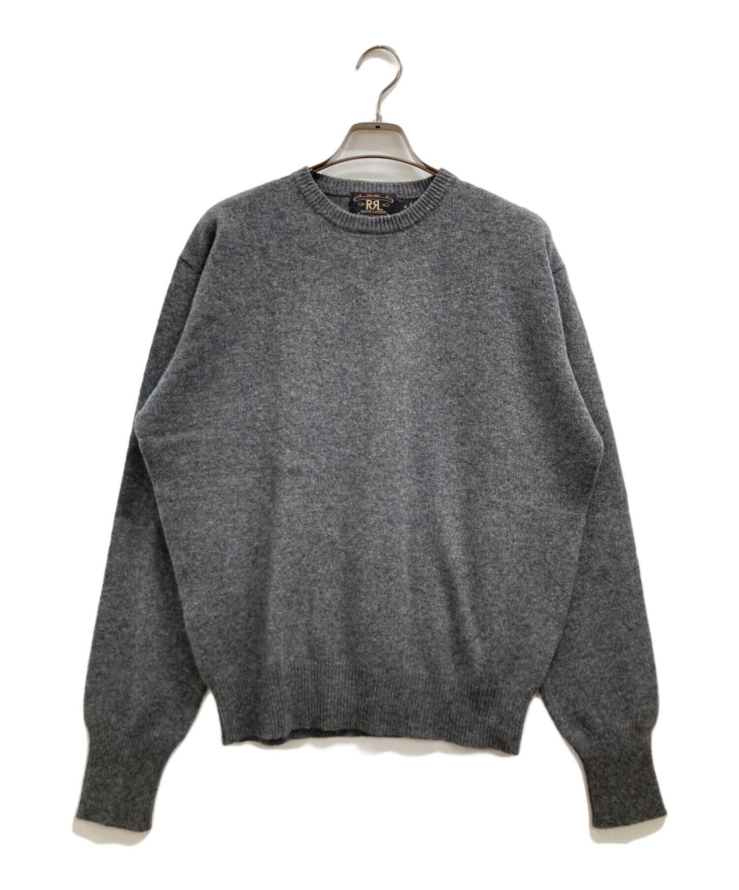 中古・古着通販】RRL (ダブルアールエル) クルーネックウールニット