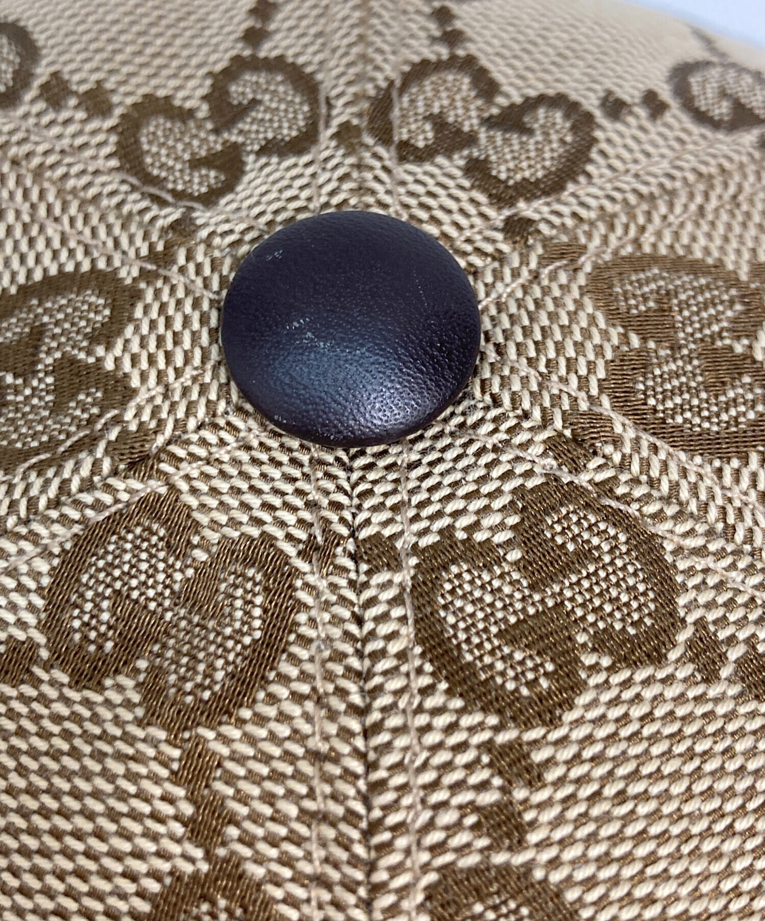 中古・古着通販】GUCCI (グッチ) GGキャンバスベースボールキャップ