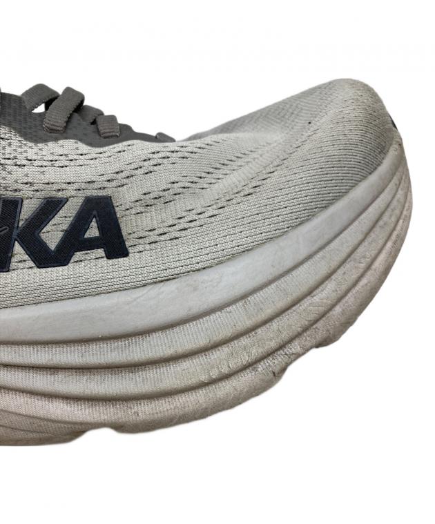 中古・古着通販】HOKA (ホカ) BONDI 8 X WD グレー サイズ:26.5