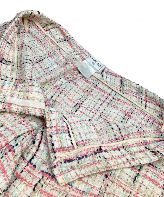 中古・古着通販】CHANEL (シャネル) ラメチェックツイードキュロット