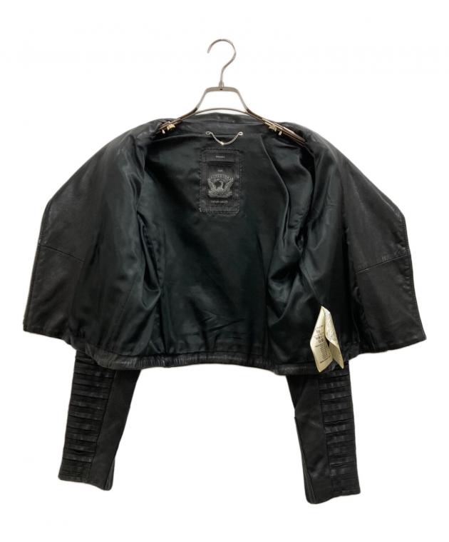 中古・古着通販】DIESEL (ディーゼル) ダブルライダースジャケット