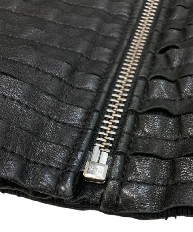 中古・古着通販】DIESEL (ディーゼル) ダブルライダースジャケット