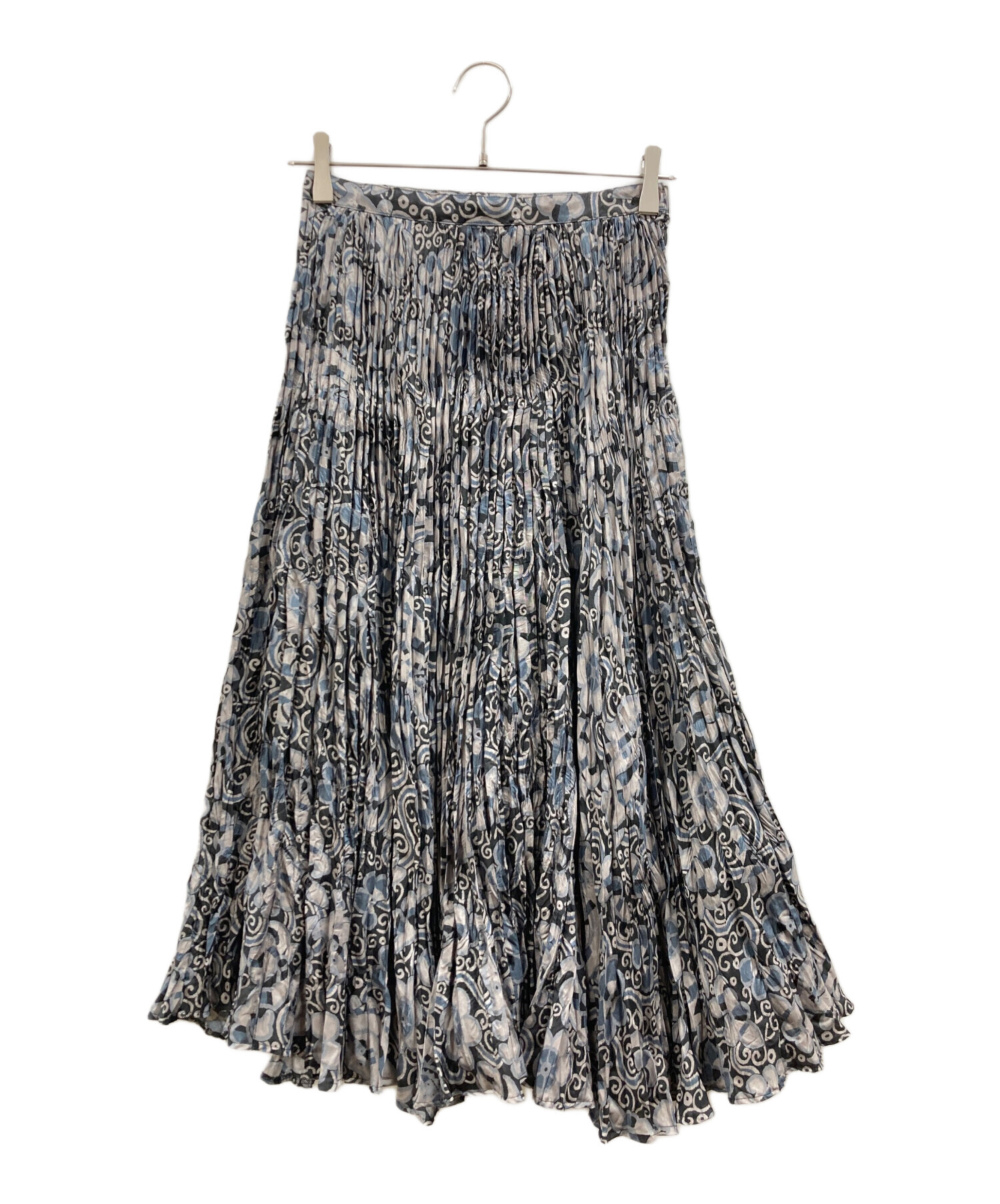 【4/29までお値下げ中】ISSEYMIYAKE スカート IM82FG530 中古・古着通販】ISSEY MIYAKE (イッセイミヤケ) 総柄プリーツスカート