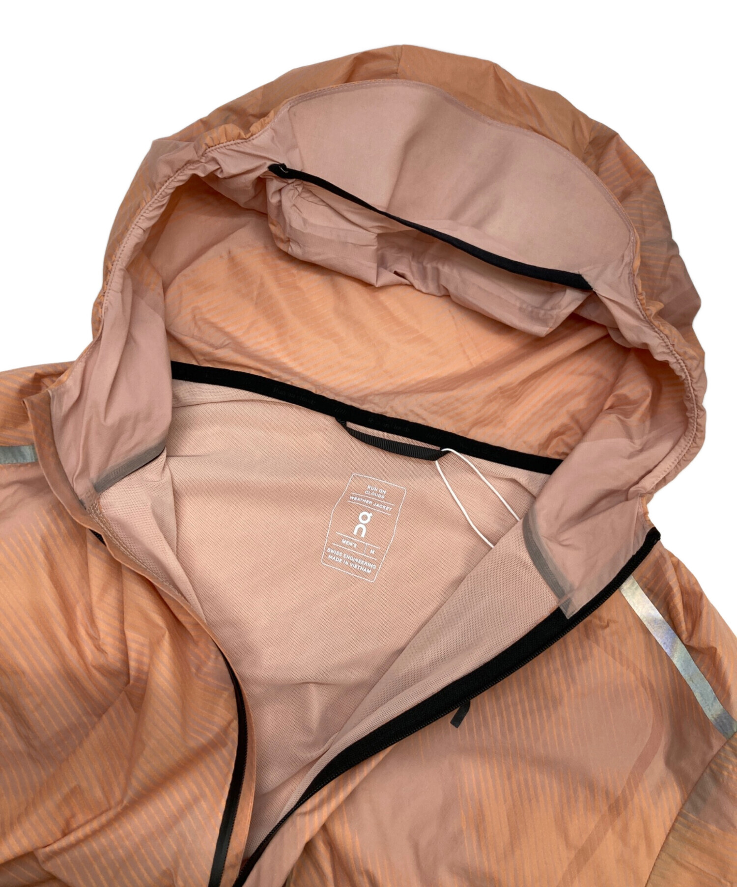 中古・古着通販】on (オン) Weather Jacket Lumos ブラック×オレンジ