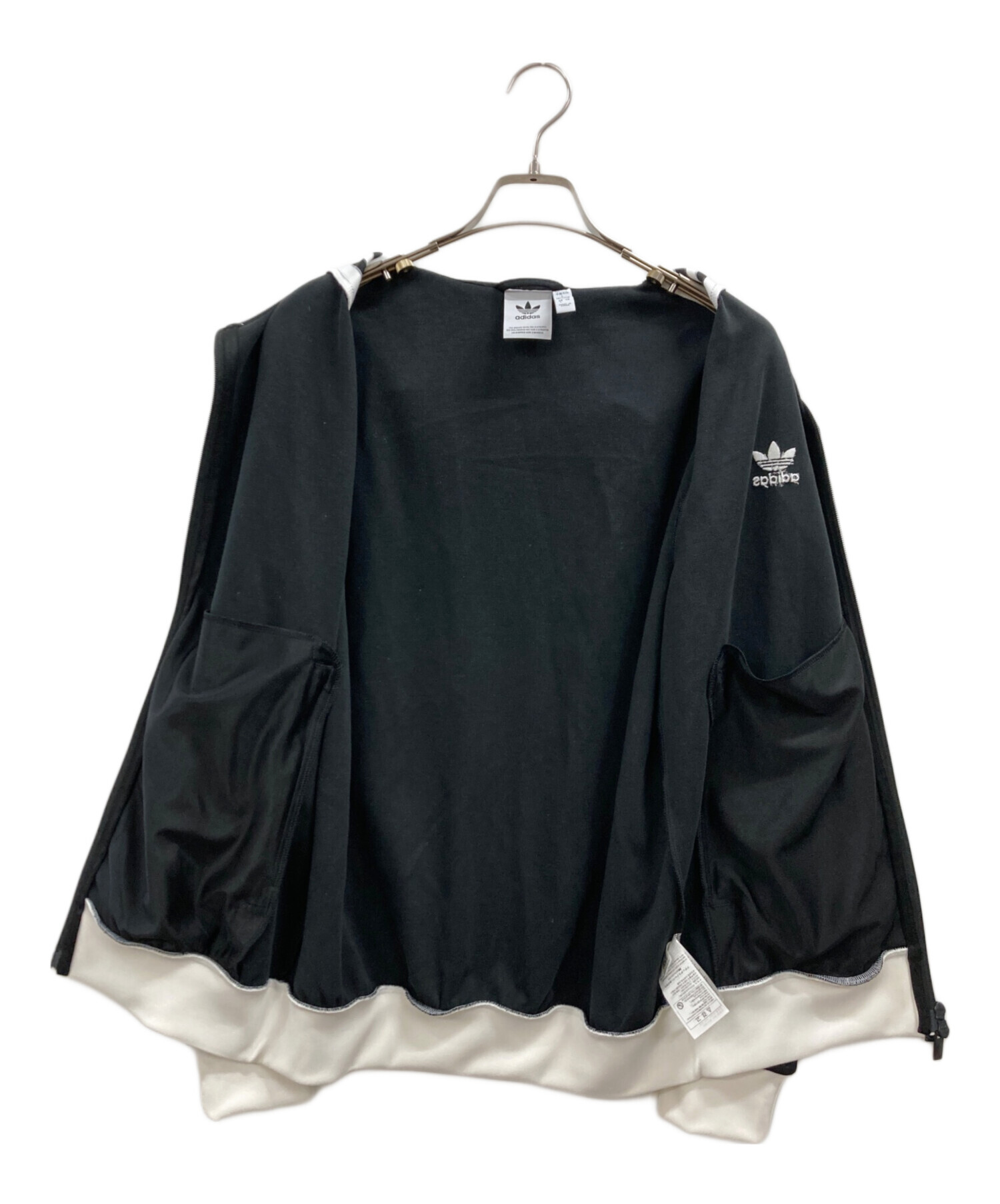   希少4XL トラックジャケット ブラック 古着 中古・古着通販】adidas (アディダス) トラックジャケット ブラック