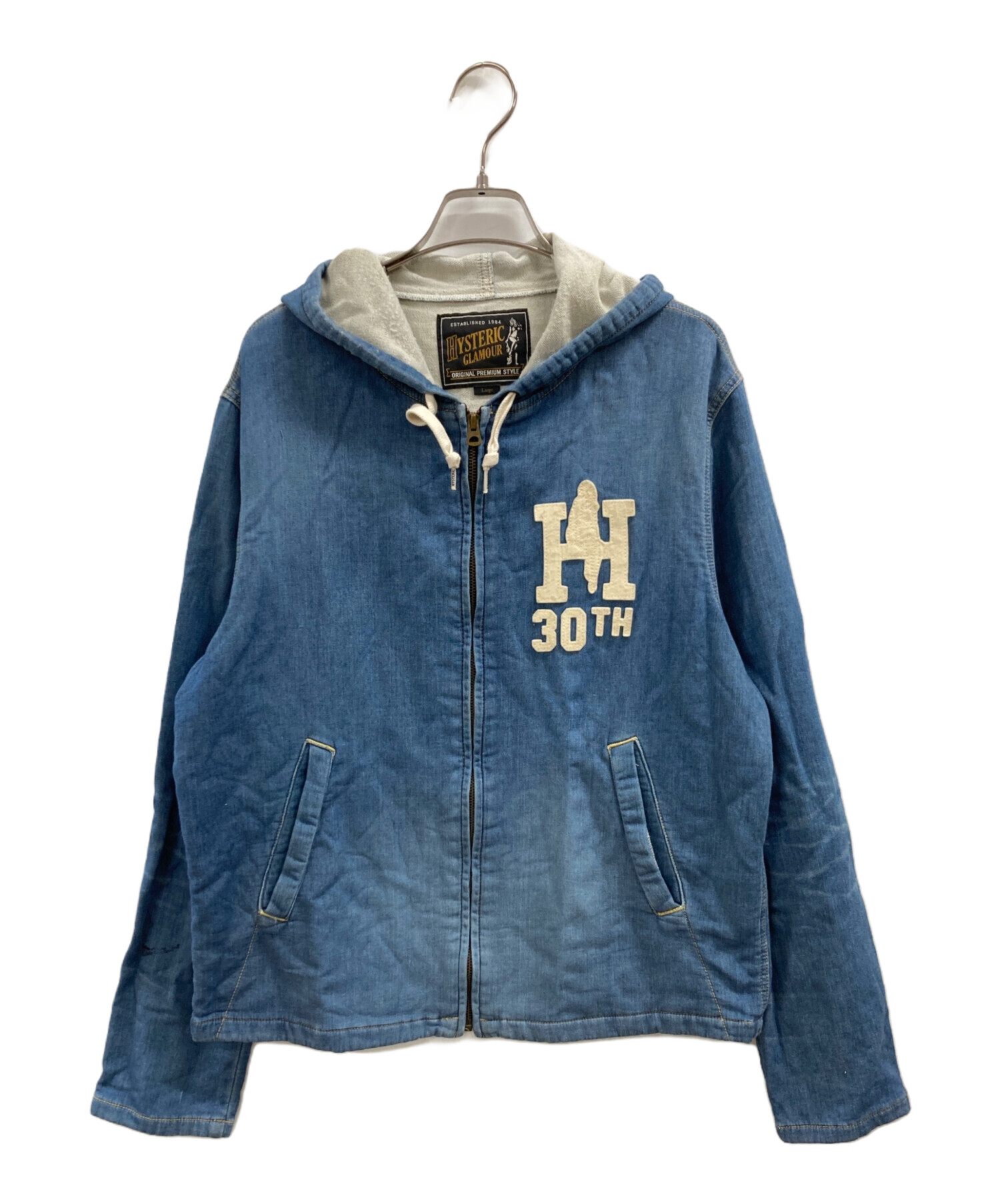 ヒステリックグラマー MC5 ワッペンジップパーカー ヒスガール Hタグ HYS 中古・古着通販】Hysteric Glamour (ヒステリックグラマー) 30th
