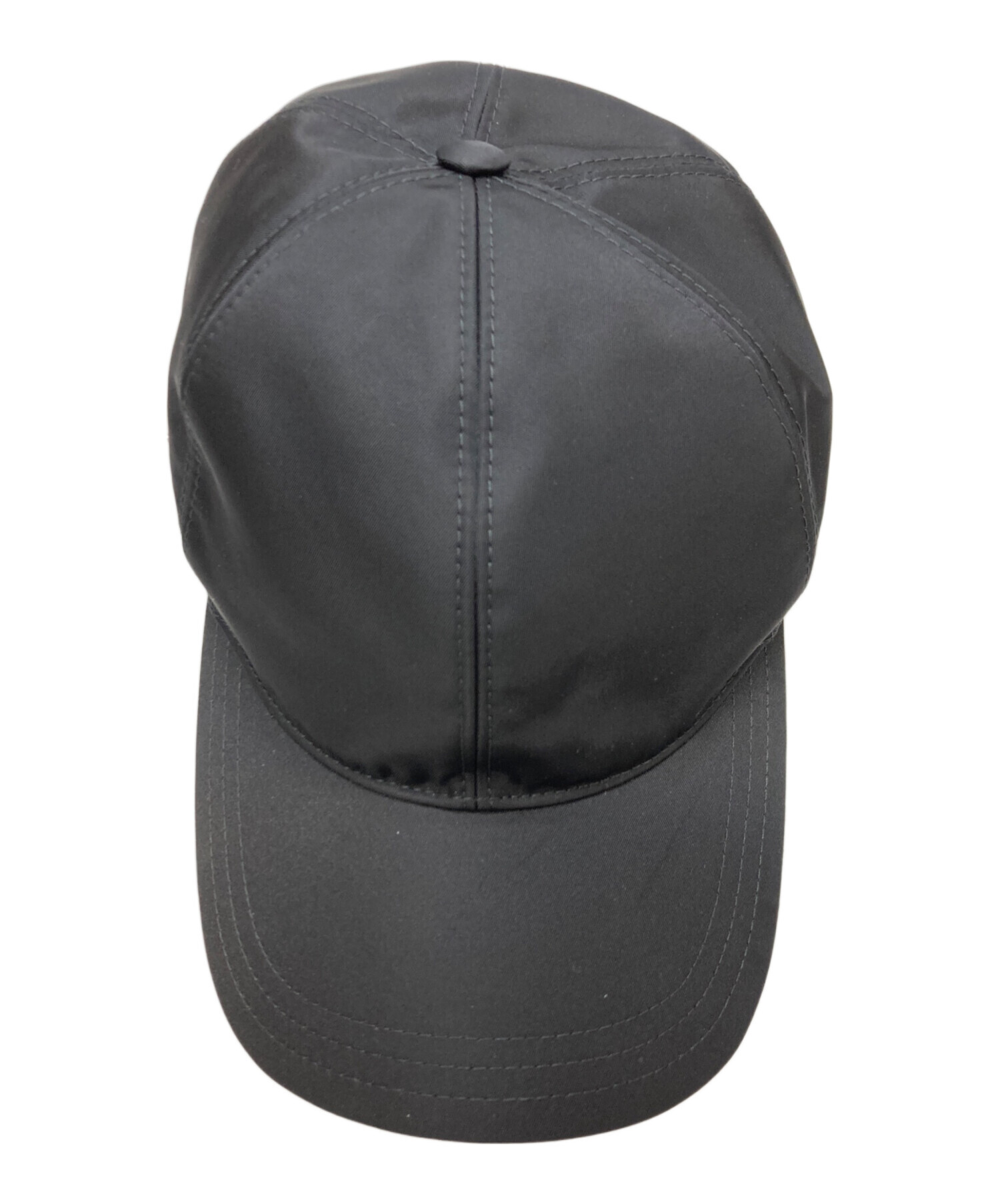 中古・古着通販】PRADA (プラダ) キャップ ブラック｜ブランド・古着