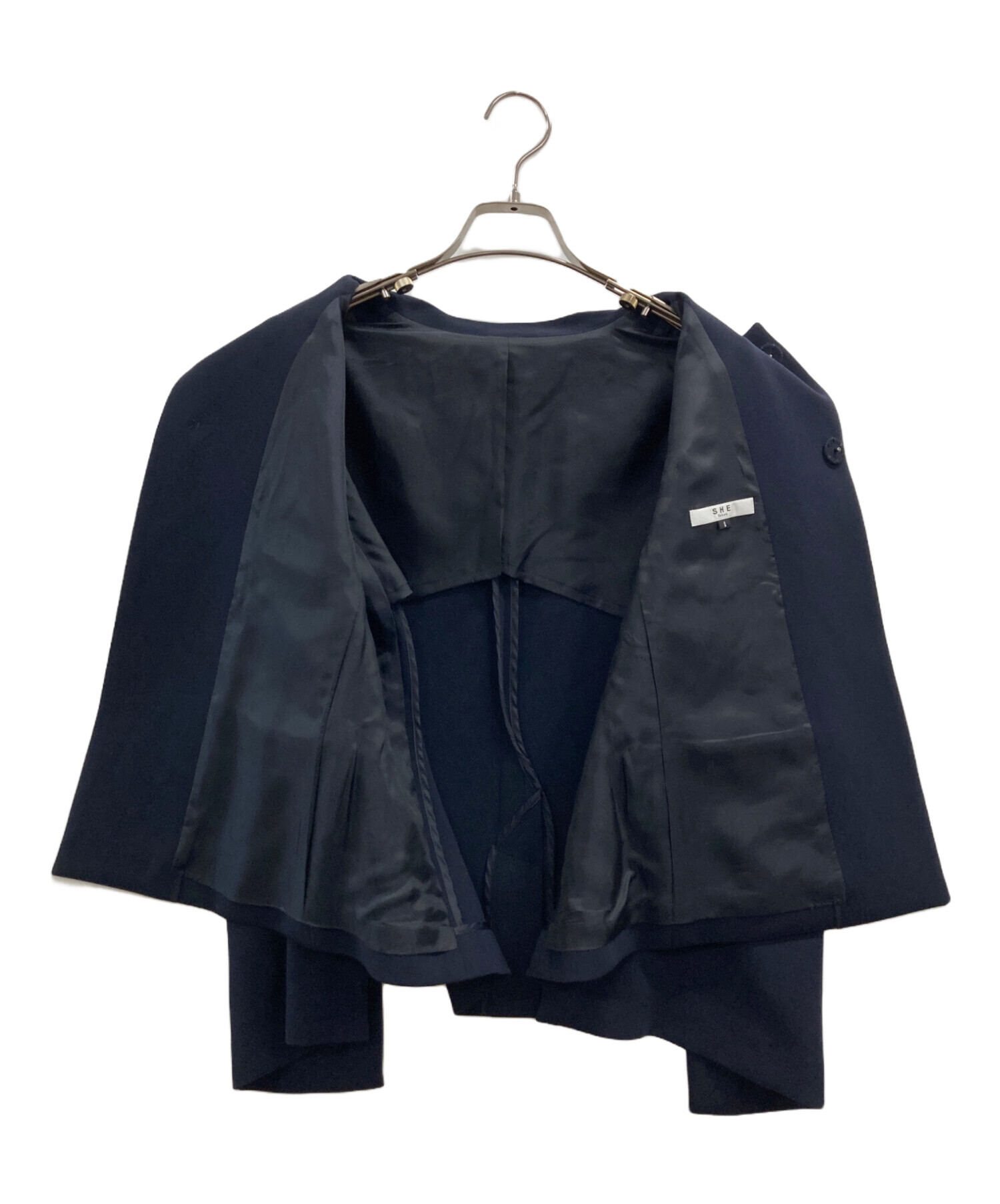 中古・古着通販】SHE TOKYO (シートーキョー) EVIE ノーカラー