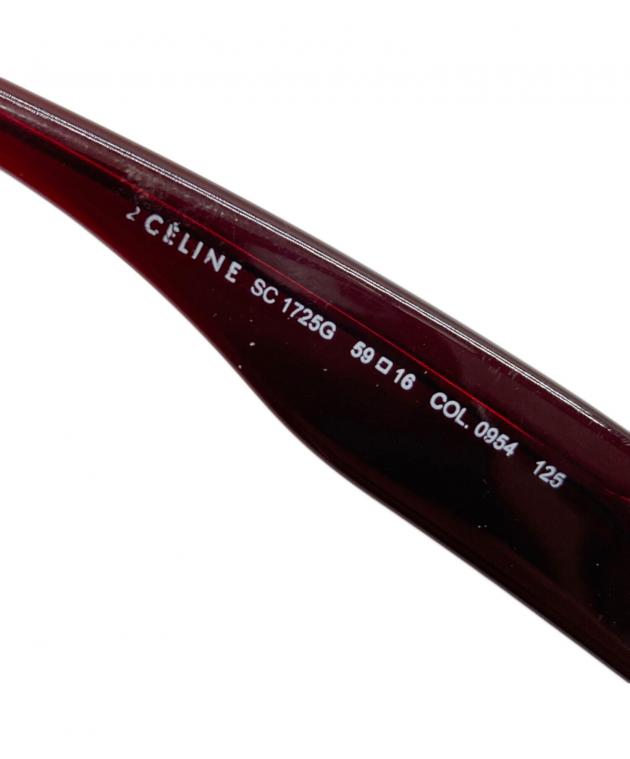 中古・古着通販】CELINE (セリーヌ) サングラス ボルドー サイズ:59