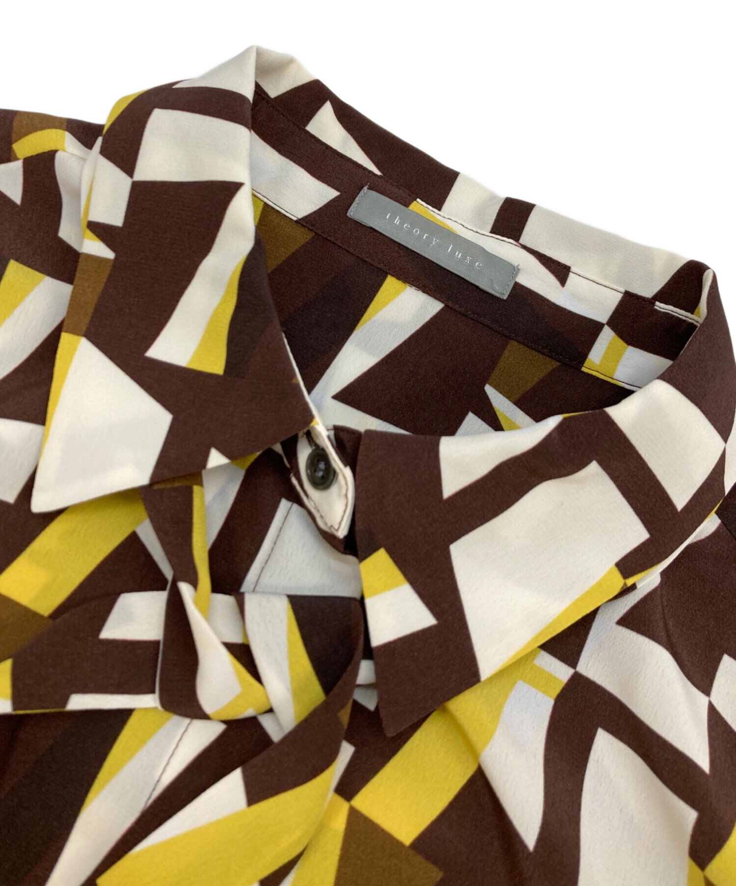 Theoryluxe ボウタイブラウス サイズ38 中古・古着通販】theory luxe (セオリーリュクス) 総柄ボウタイ