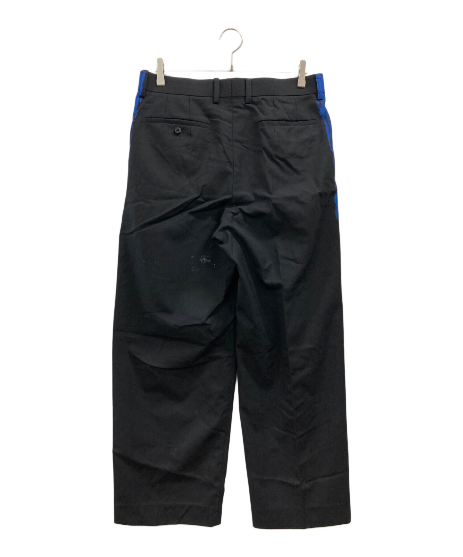 中古・古着通販】Soe (ソーイ) Painted Line Trousers ブラック サイズ