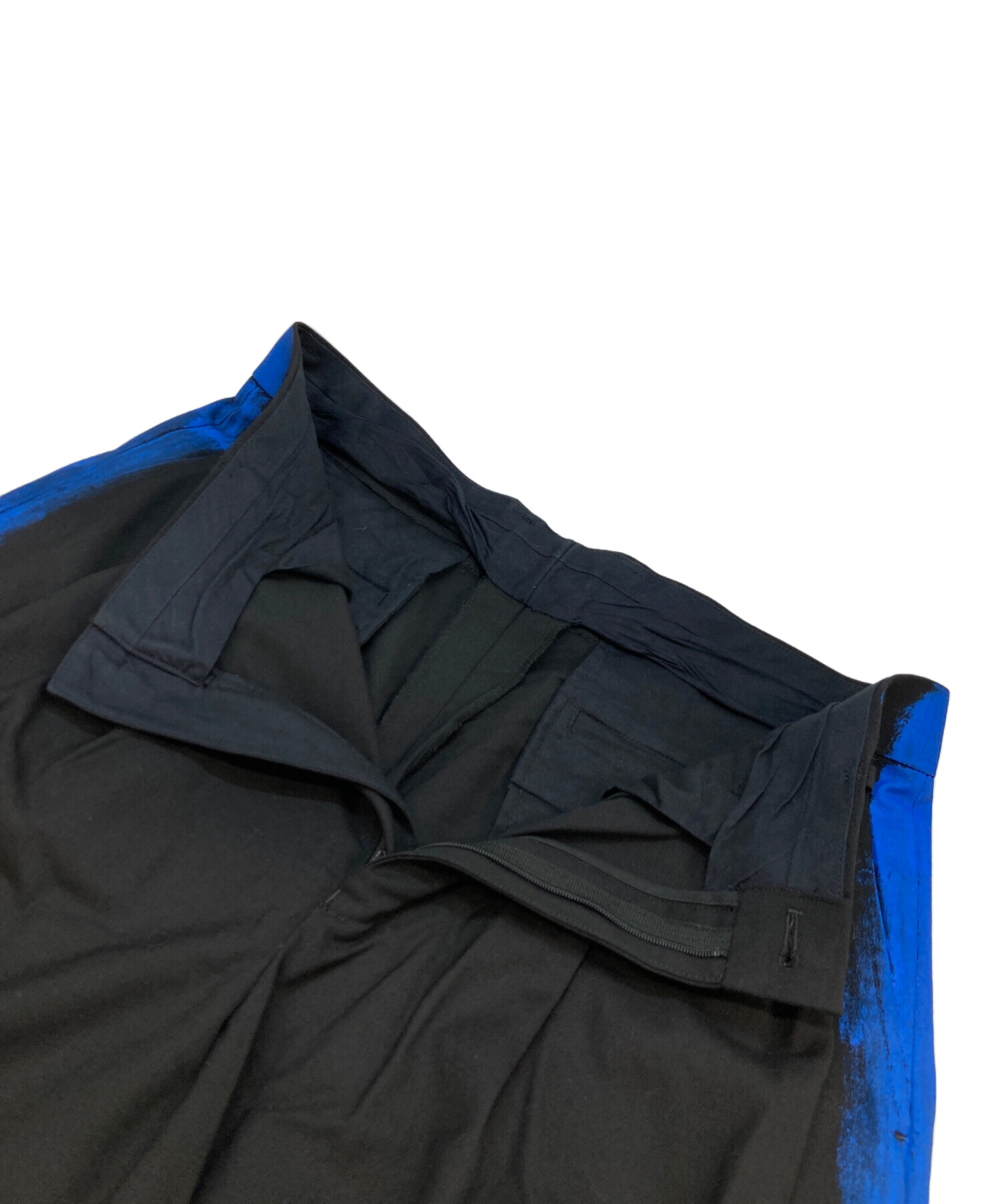 中古・古着通販】Soe (ソーイ) Painted Line Trousers ブラック サイズ