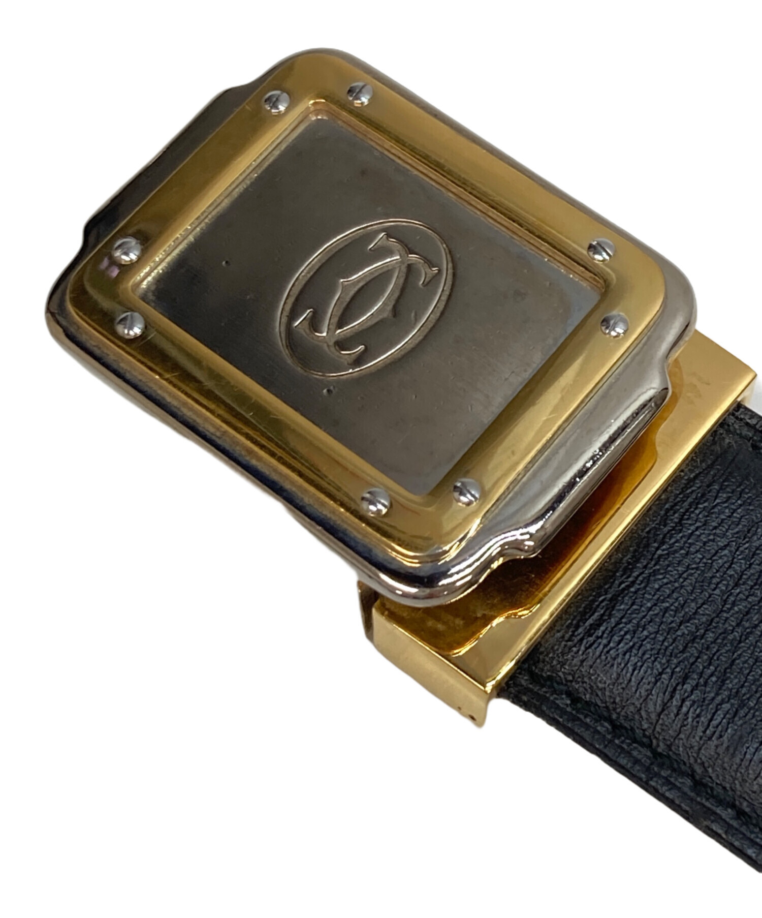 c*読様 マスト ドゥ カルティエ【must de Cartier】レザーベルト 中古・古着通販】must de cartier (マストドゥカルティエ) レザー