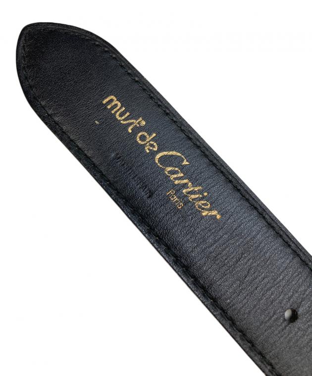 c*読様 マスト ドゥ カルティエ【must de Cartier】レザーベルト 中古・古着通販】must de cartier (マストドゥカルティエ) レザー