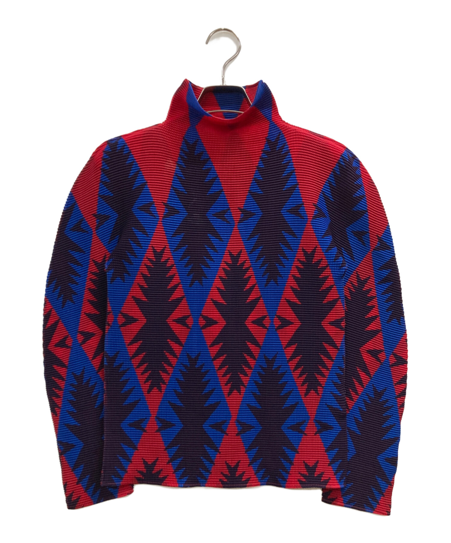 中古・古着通販】ISSEY MIYAKE (イッセイミヤケ) 総柄 ハイネック