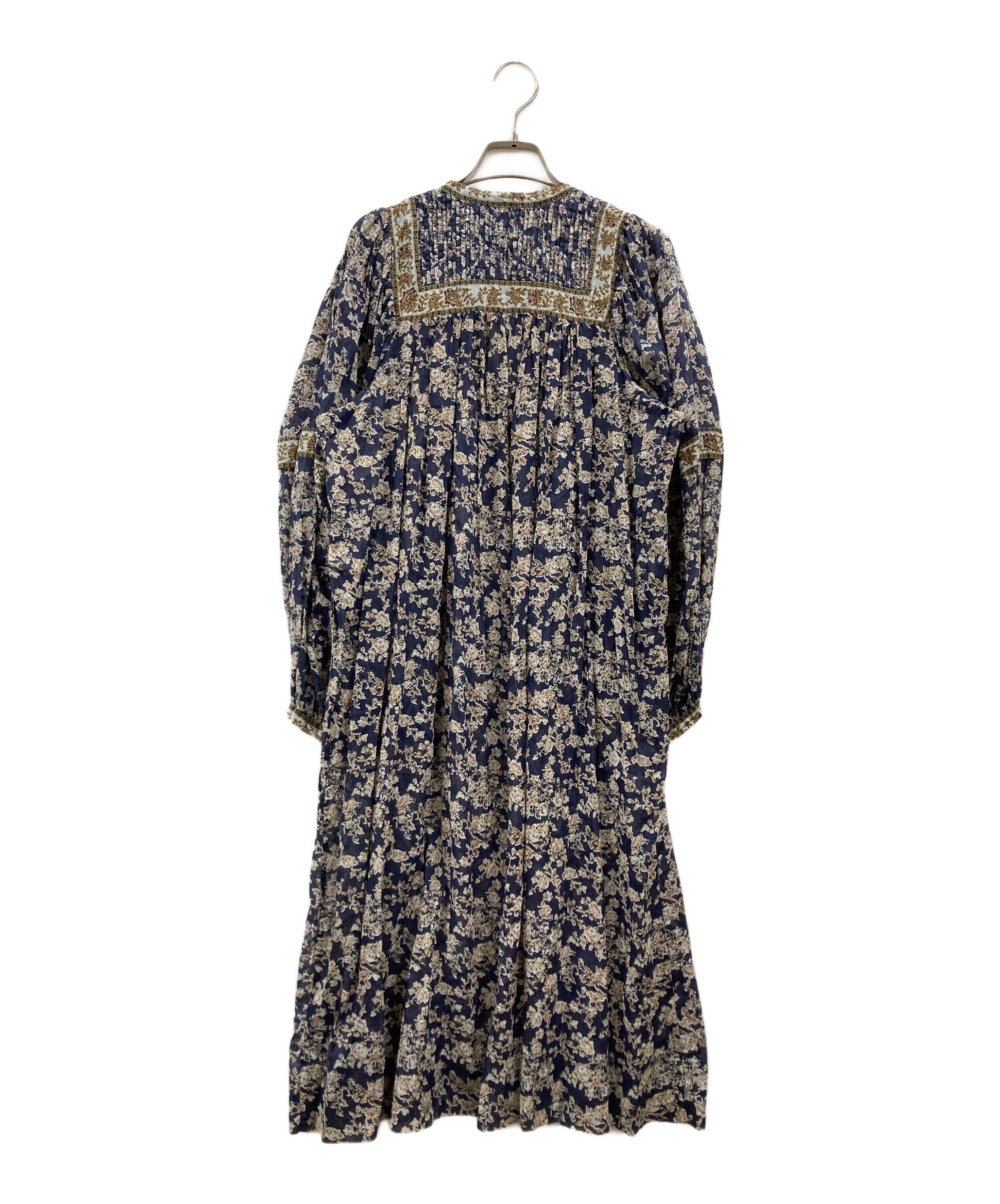 ISABEL MARANT ÉTOILE コットンガーゼ プリーツ ワンピース 中古・古着通販】ISABEL MARANT ETOILE (イザベルマランエトワール