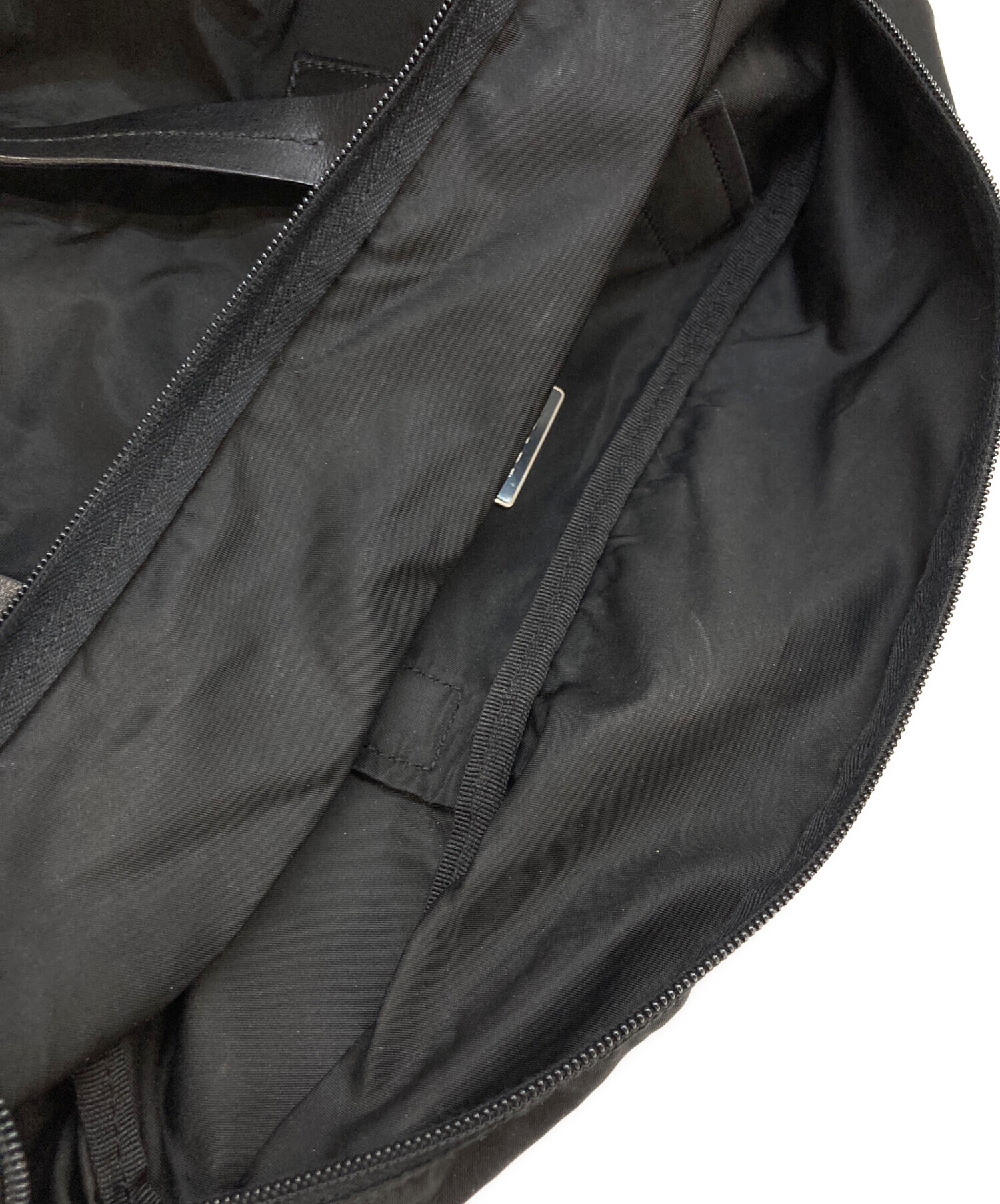 中古・古着通販】PRADA (プラダ) レザーハンドルナイロンミニボストン