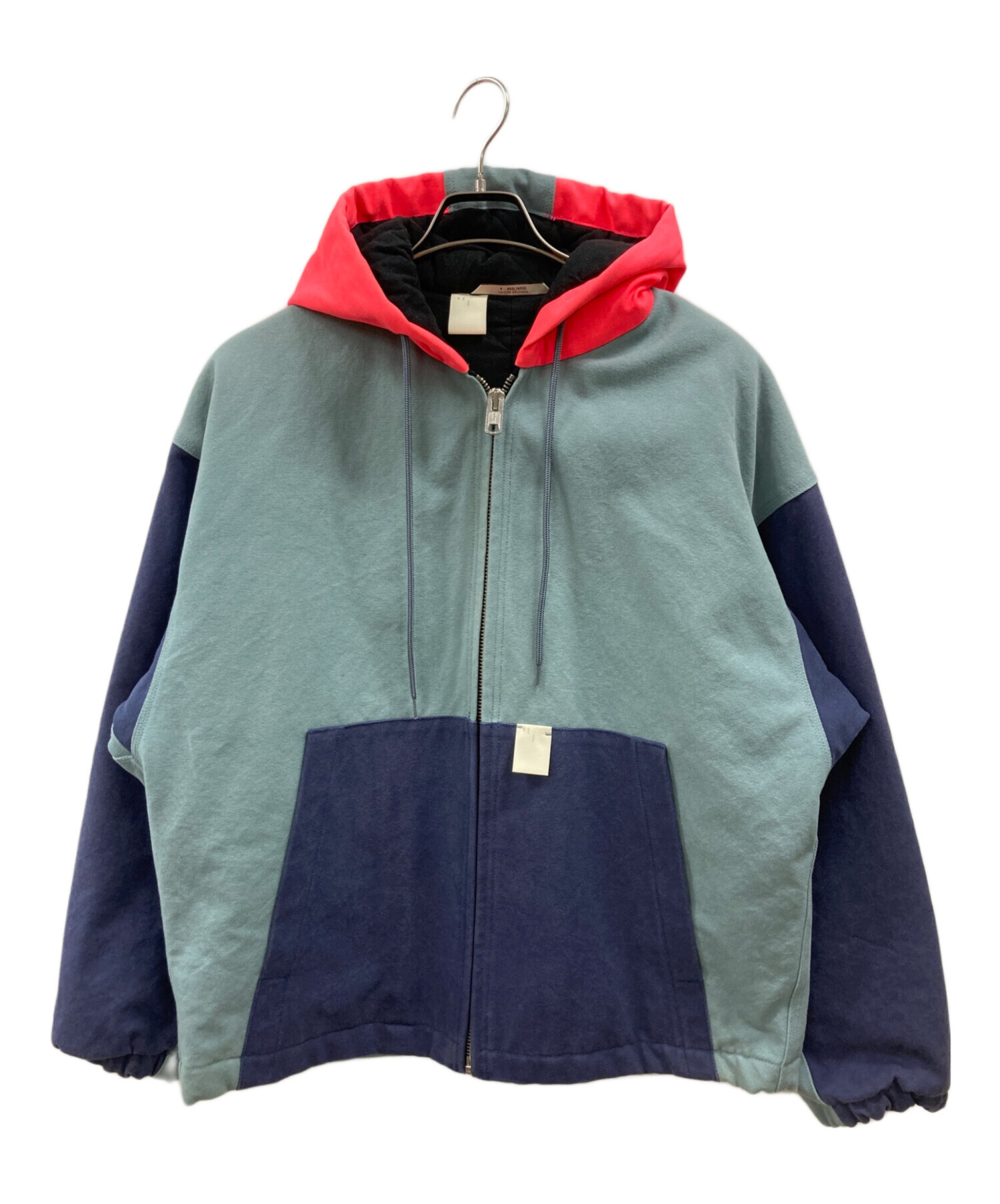 N.HOOLYWOOD ブルゾン 古着 チェック 中古・古着通販】N.HOOLYWOOD (エヌ ハリウッド) HOODED POLYFILLED