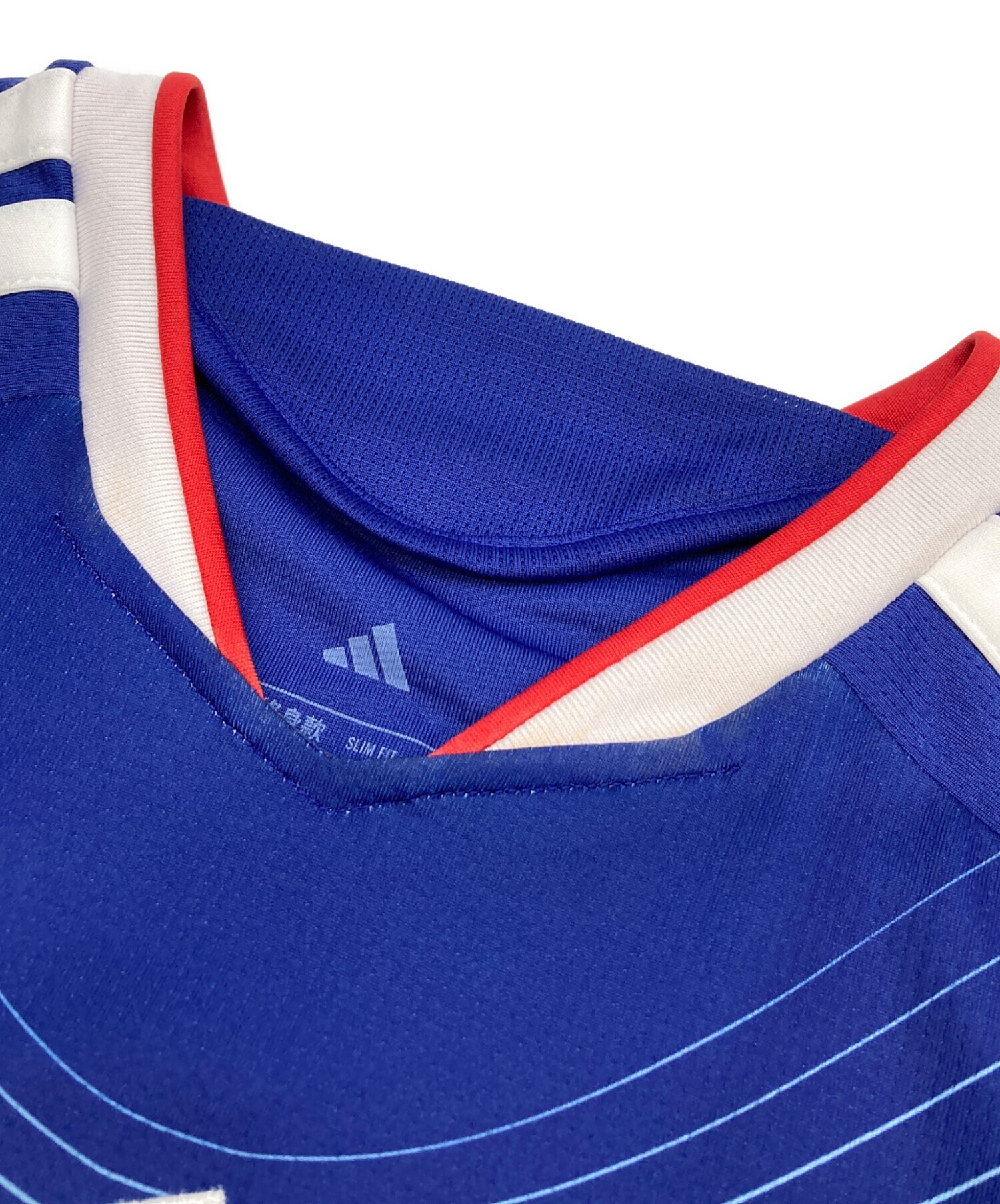 中古・古着通販】adidas (アディダス) ゲームシャツ ネイビー サイズ:L