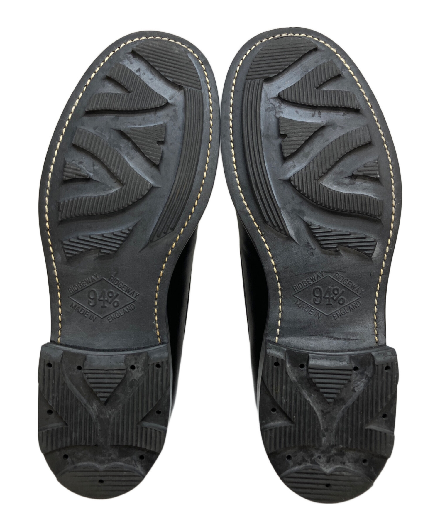 最終値下げ　RENDO ブラック APRON FRONT DERBY 7　革靴 中古・古着通販】RENDO (レンド) apron front derby /レースアップ