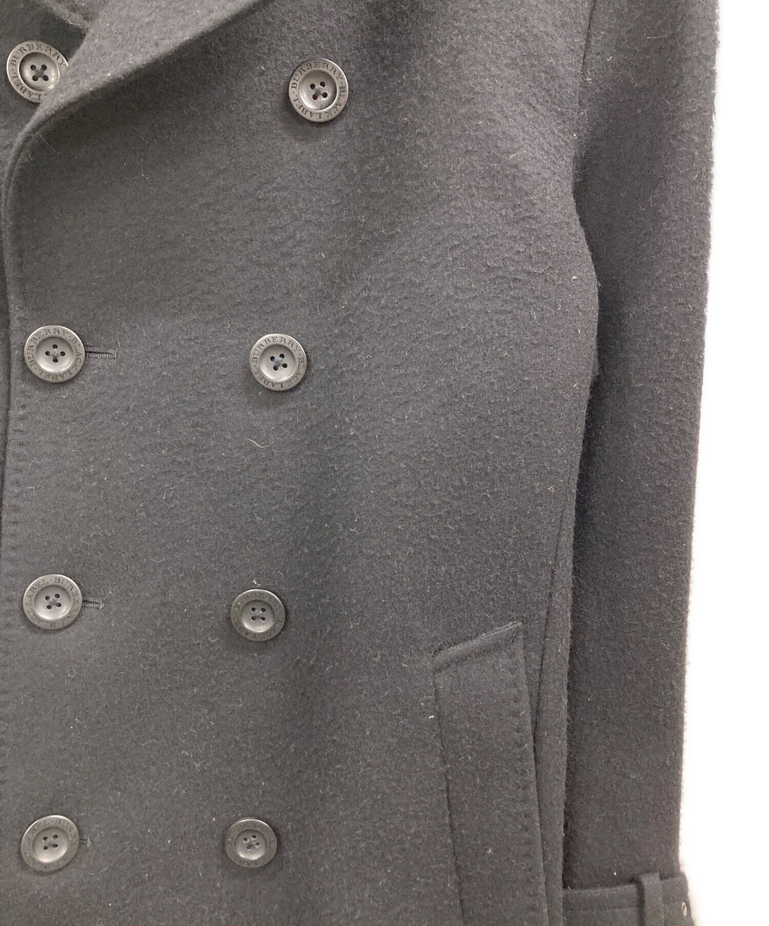 BURBERRY BLACK LABELカシミヤ混トレンチコート メンズL 中古・古着通販】BURBERRY BLACK LABEL (バーバリーブラックレーベル