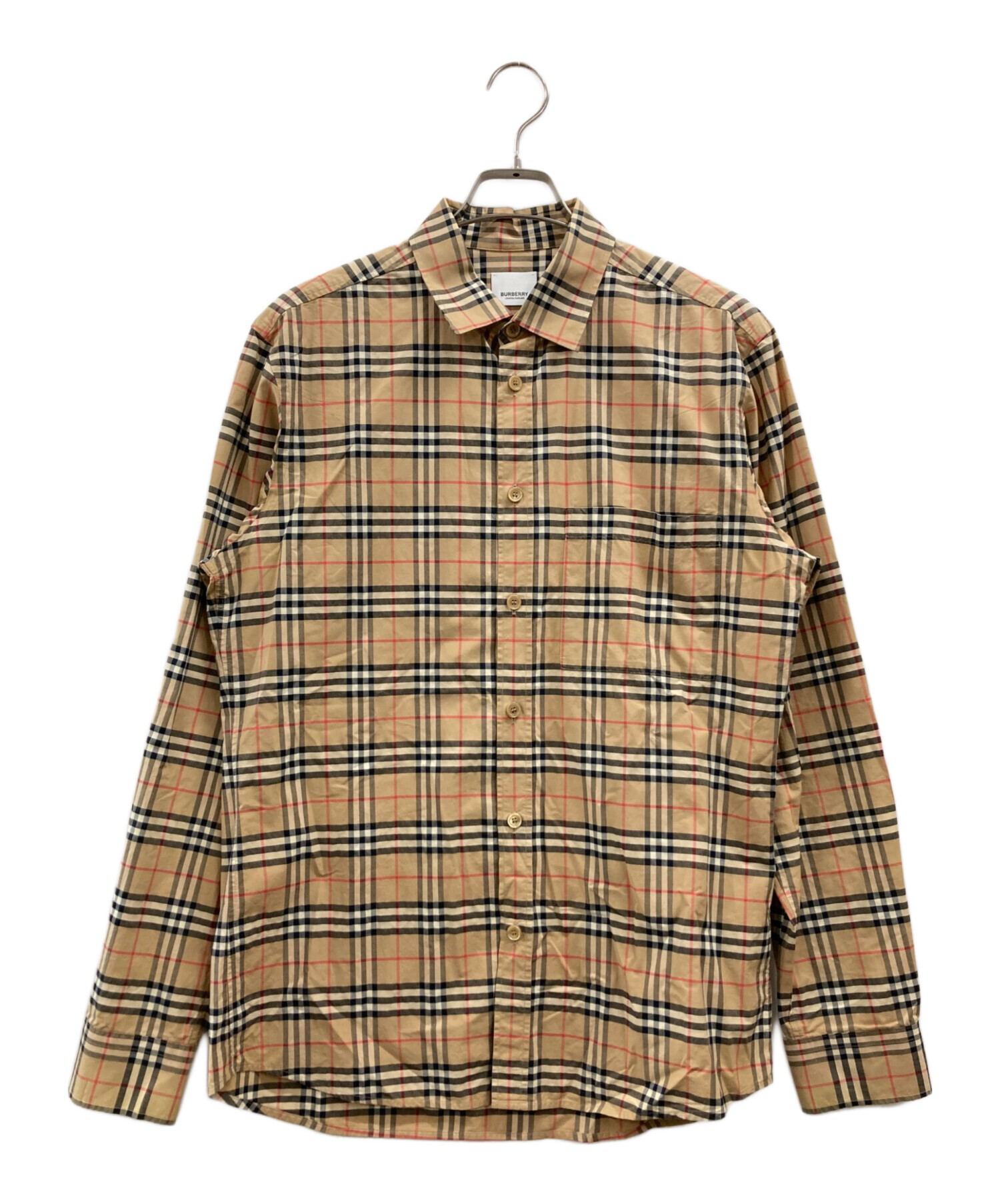 バーバリーアンダーウェア　新品未使用箱付　ノバチェック　ベージュ 中古・古着通販】BURBERRY (バーバリー) ノバチェックシャツ ベージュ