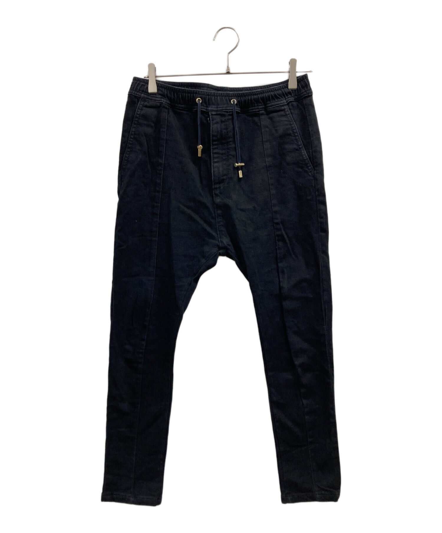 BALMAIN バルマン ダメージデニム 34 中古・古着通販】BALMAIN (バルマン) スキニーデニムパンツ ブラック