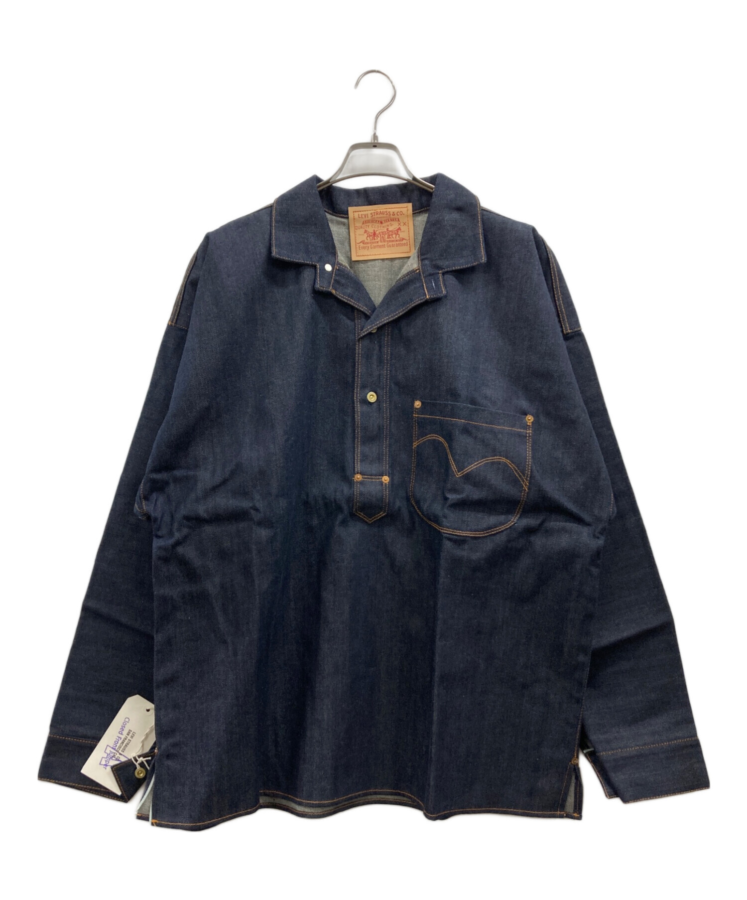 中古・古着通販】LEVI'S (リーバイス) Closed Front Jumper インディゴ