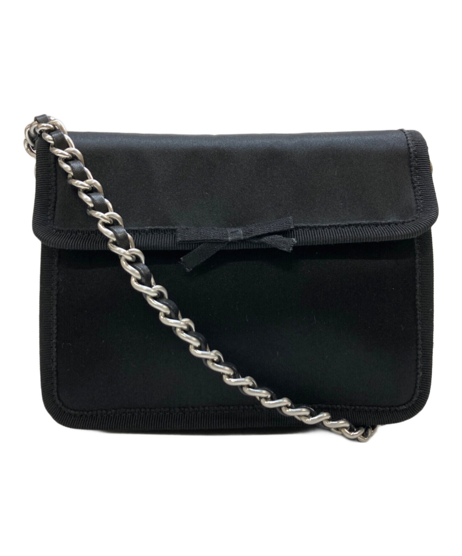 中古・古着通販】PRADA (プラダ) 三角プレートチェーンショルダー