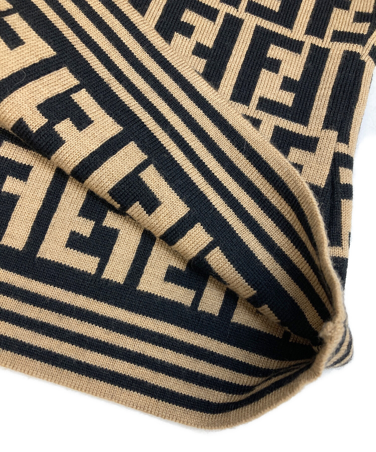 中古・古着通販】FENDI (フェンディ) ズッカ柄タートルネックニット