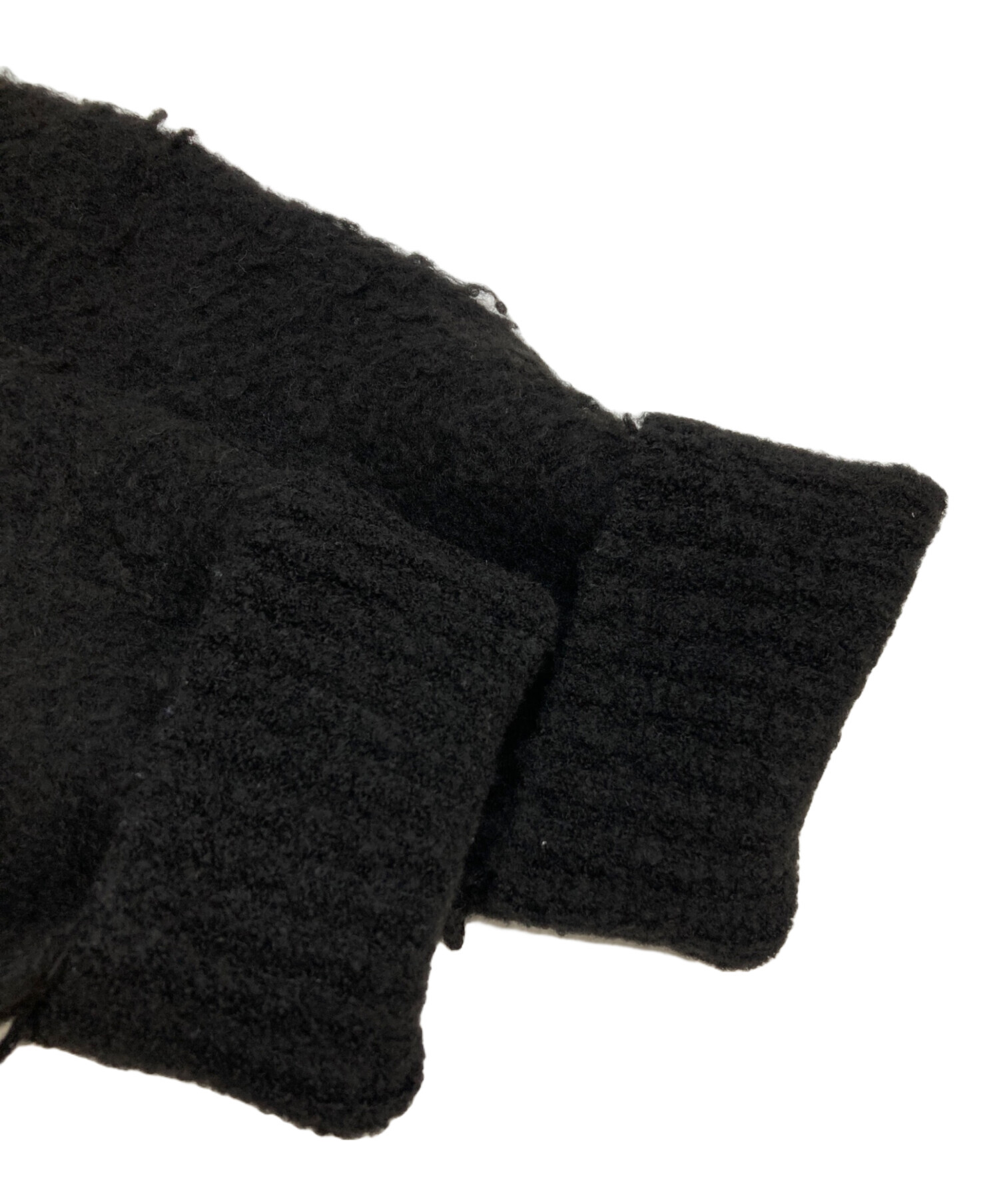 中古・古着通販】sacai (サカイ) ピリングニットセーター ブラック