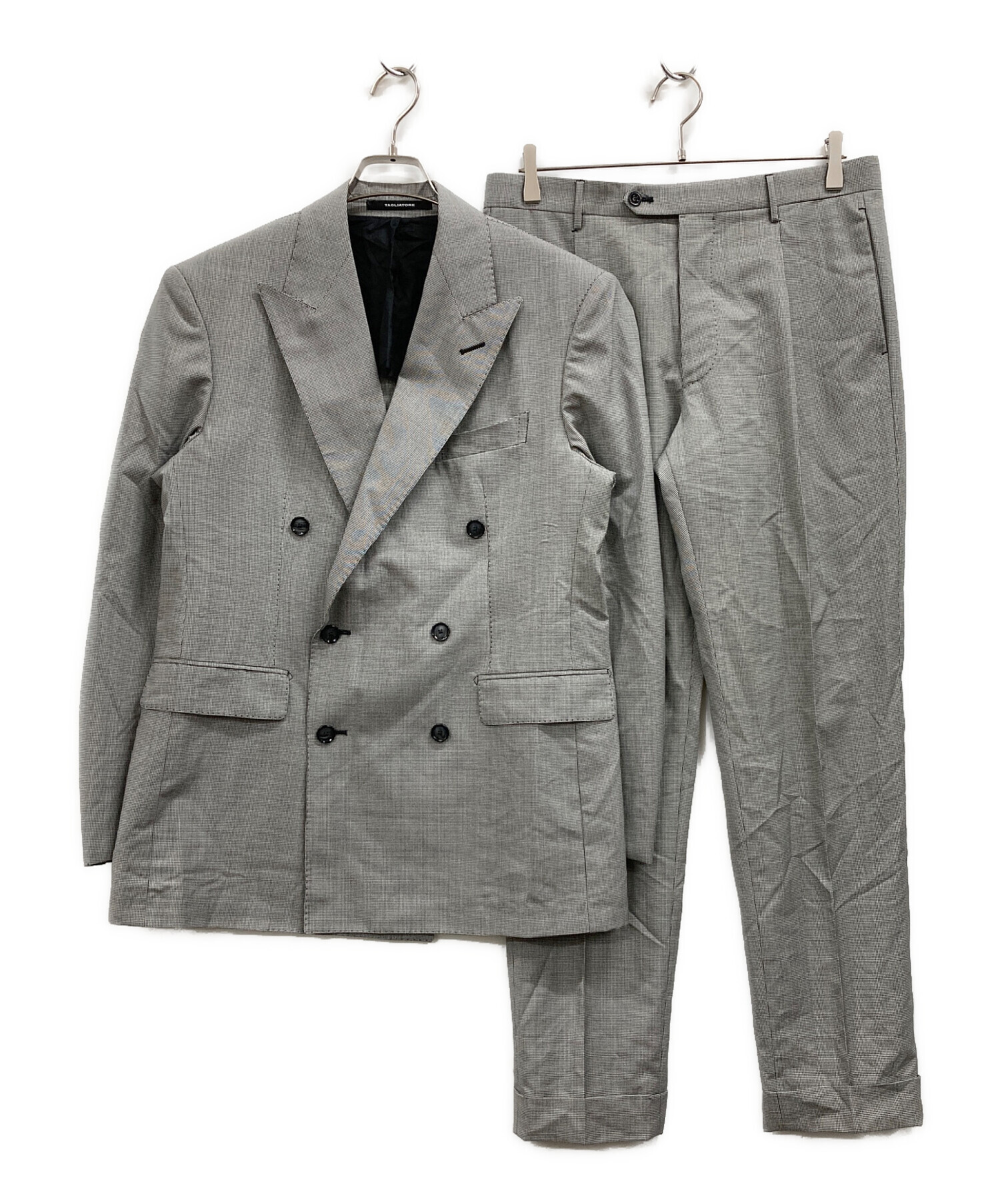 TAGLIATORE タリアトーレ ブリッラ ダブル セットアップ スーツ 中古・古着通販】TAGLIATORE (タリアトーレ) ダブルセットアップスーツ