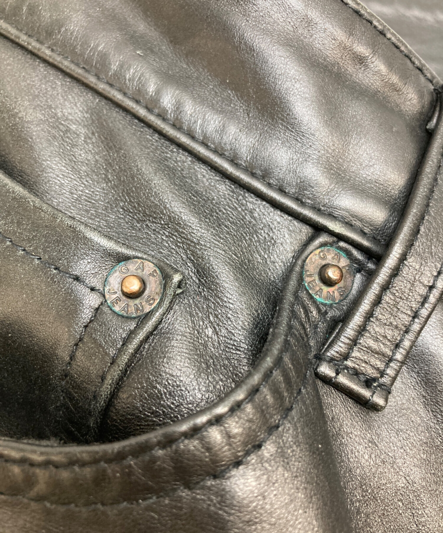 中古・古着通販】OLD GAP (オールドギャップ) 00sレザーパンツ