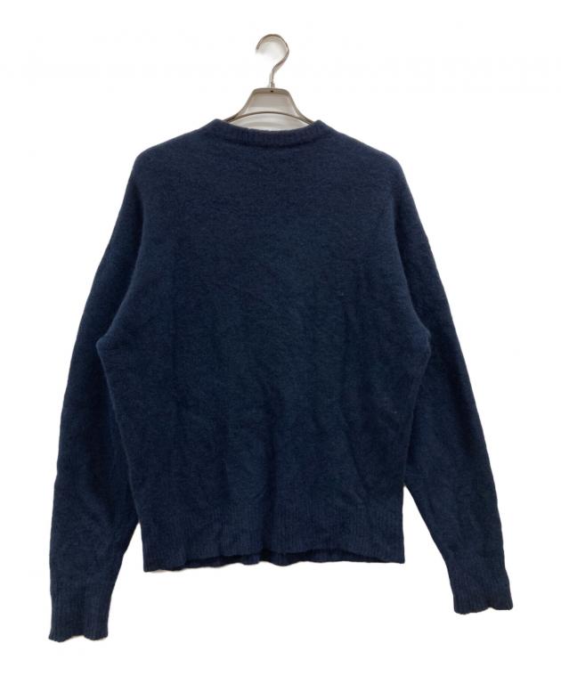 中古・古着通販】BALENCIAGA (バレンシアガ) ウールニット ネイビー