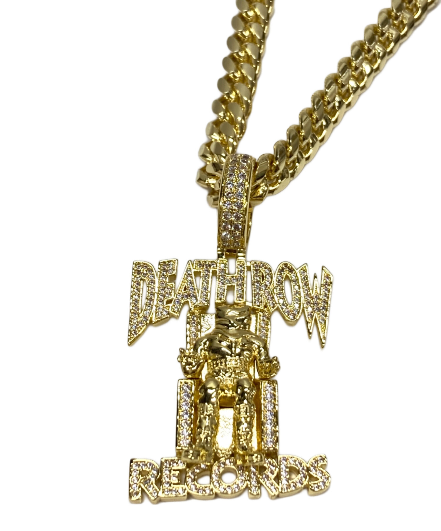 デスロウレコーズ ネックレス キングアイス King ice 中古・古着通販】King Ice (キングアイス) DEATH ROW RECORDS