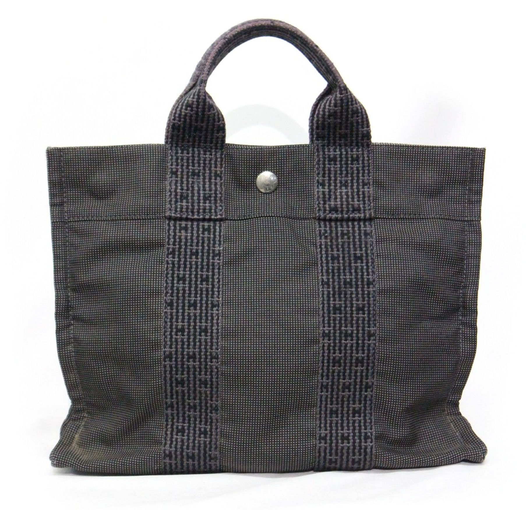 中古・古着通販】HERMES (エルメス) ミニトートバッグ グレー エール 