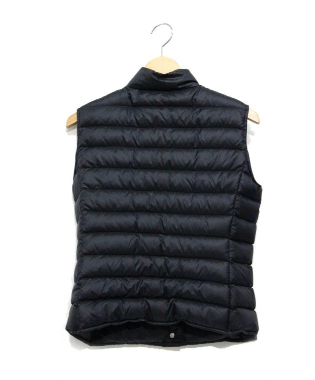中古・古着通販】MONCLER (モンクレール) ライトダウンベスト ブラック 中古・古着通販】MONCLER (モンクレール) ライトダウンベスト ブラック