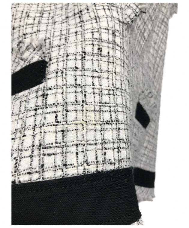 中古・古着通販】sacai (サカイ) ツイードフリンジノースリーブ