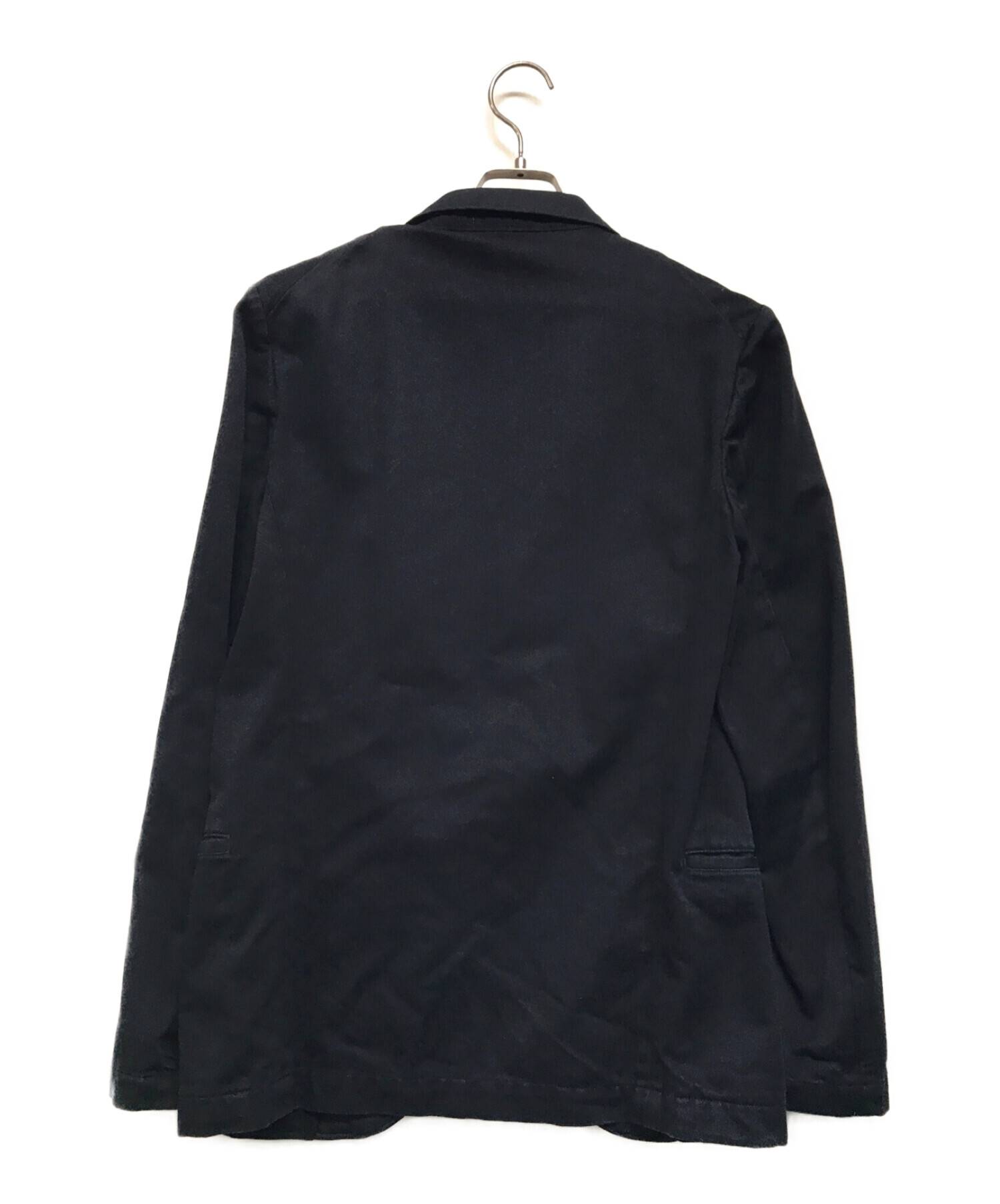 最終値下げ コムデギャルソンオムプリュス ウール合皮切替寅壱 ネイビー S コムデギャルソン オムプリュスCOMME des GARCONS HOMME PLUS