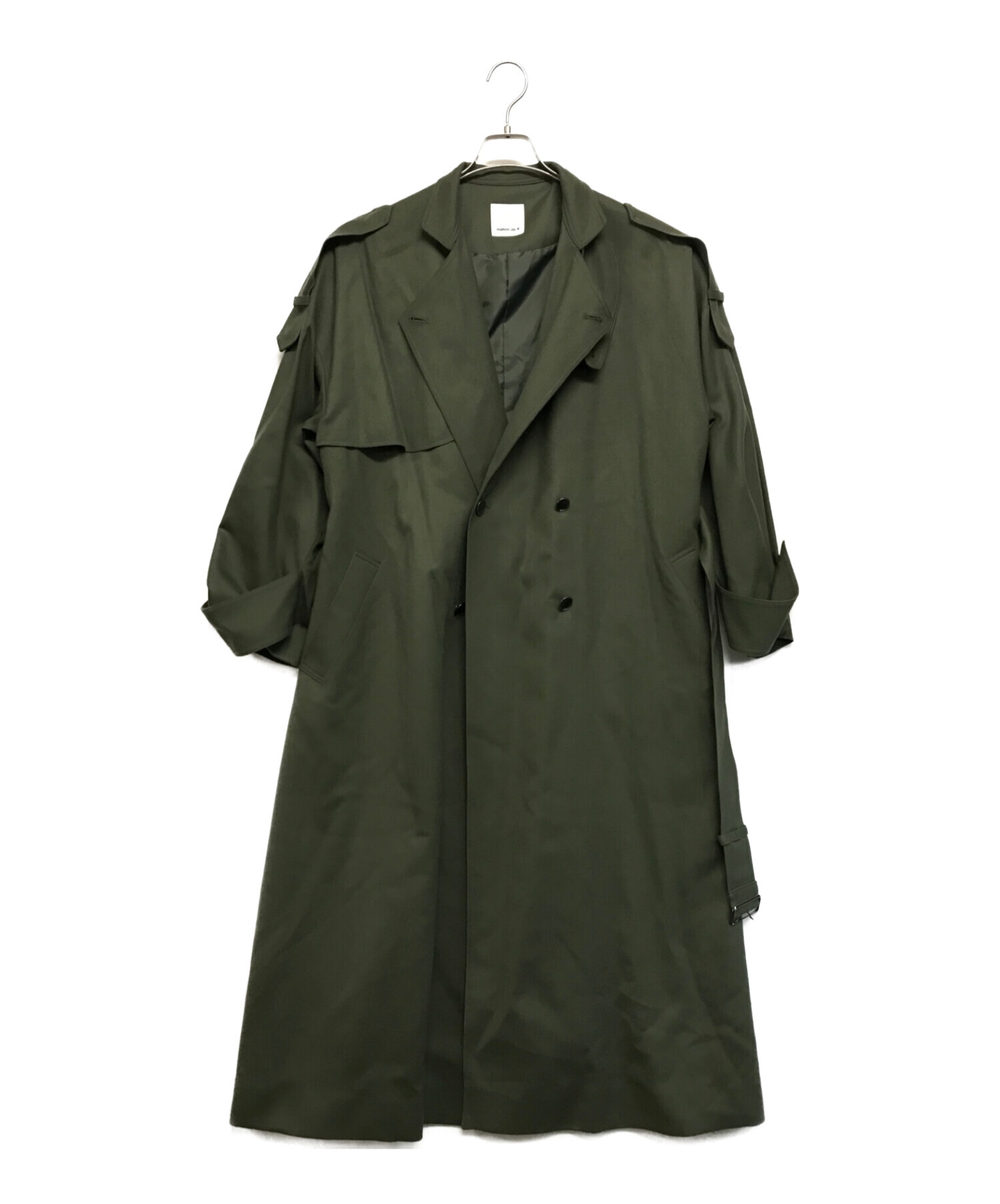 Maison de R メゾンドアール ノーカラートレンチコート