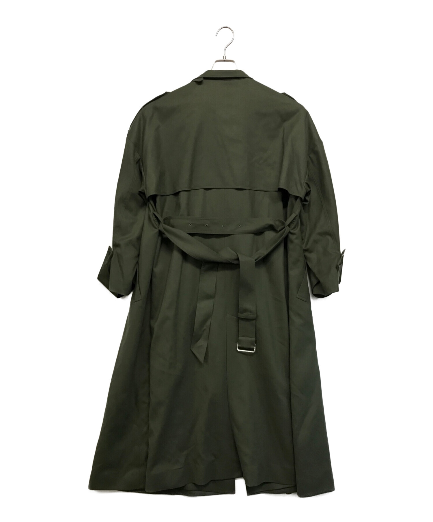 Maison de R メゾンドアール ノーカラートレンチコート