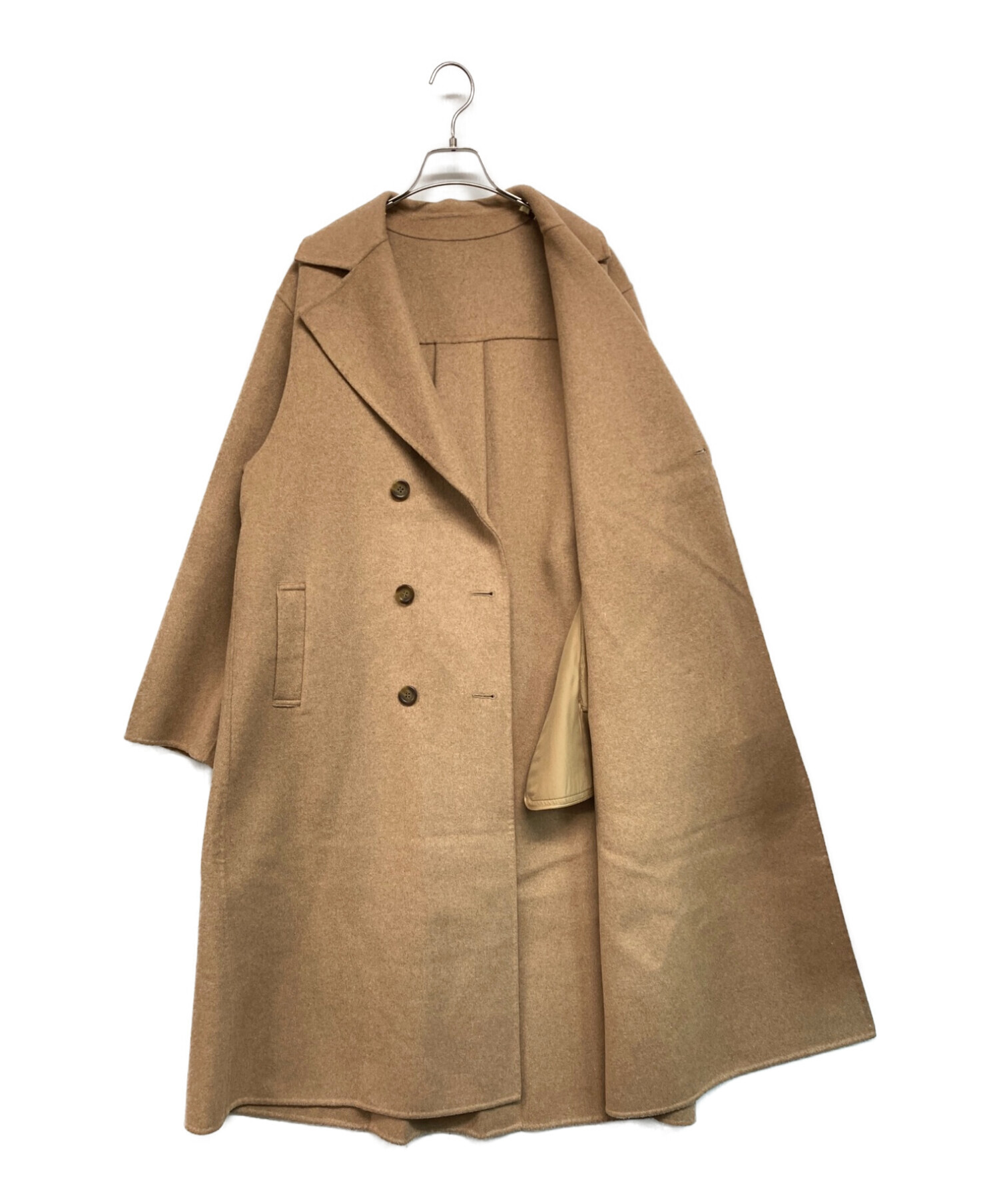 中古・古着通販】Emella (エメラ) ロングコート ブラウン サイズ:SIZE 