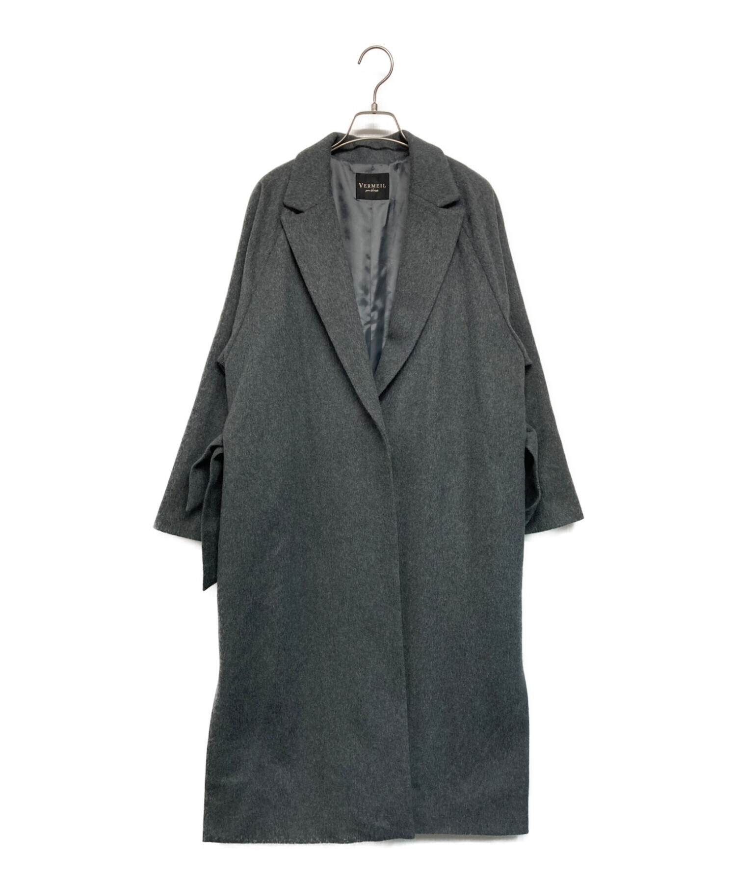 VERMEIL par ienaカシミヤ混ビーバーサイドスリットコート 【公式通販】