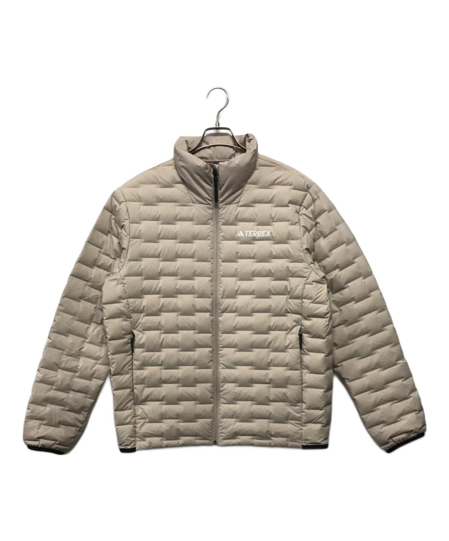 極美品   ダウンジャケット M ベージュ 中古・古着通販】adidas (アディダス) M TERREX ライトウェイト