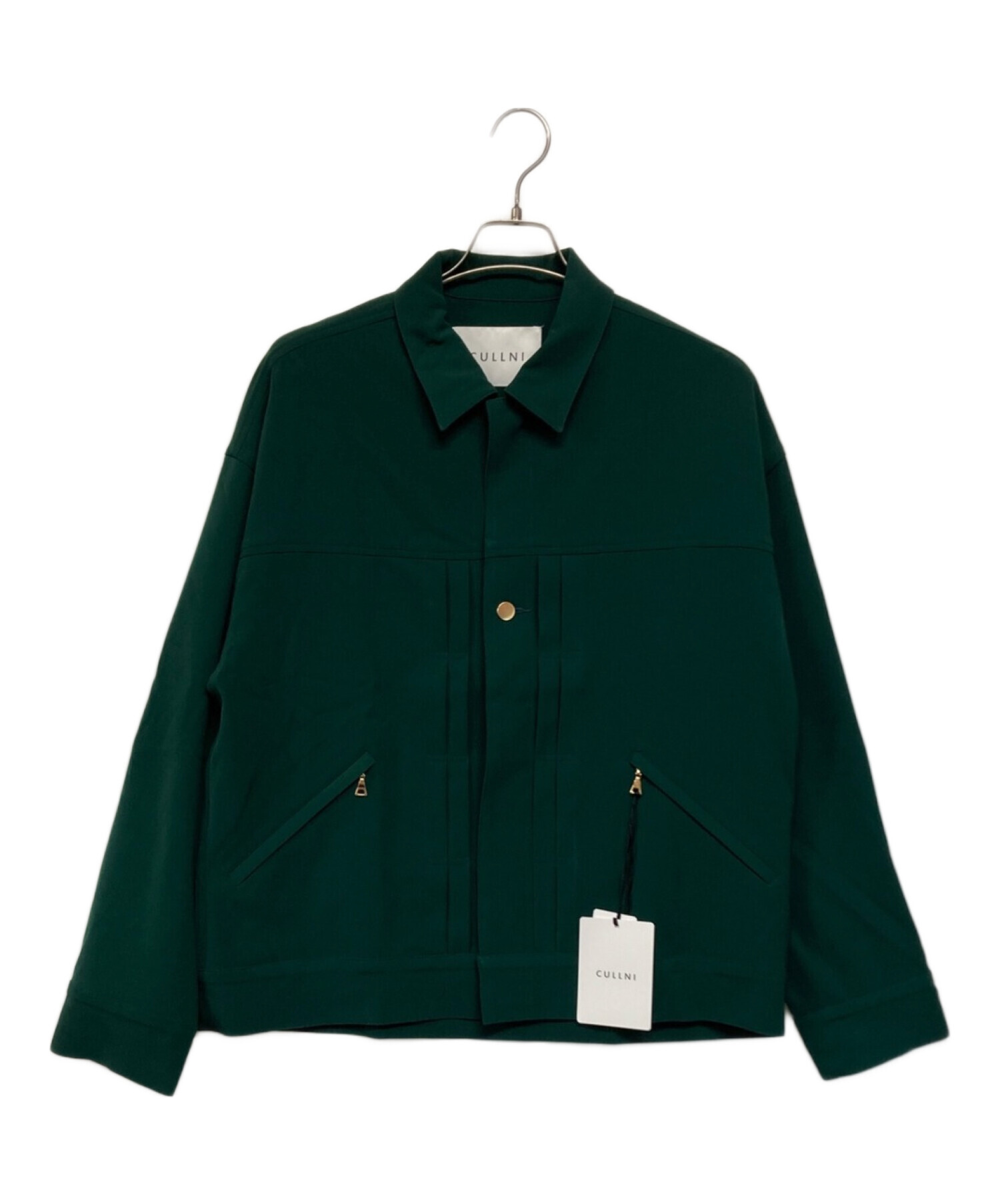cullni コーチジャケット グリーン 中古・古着通販】CULLNI (クルニ) Gジャケット グリーン サイズ:SIZE M