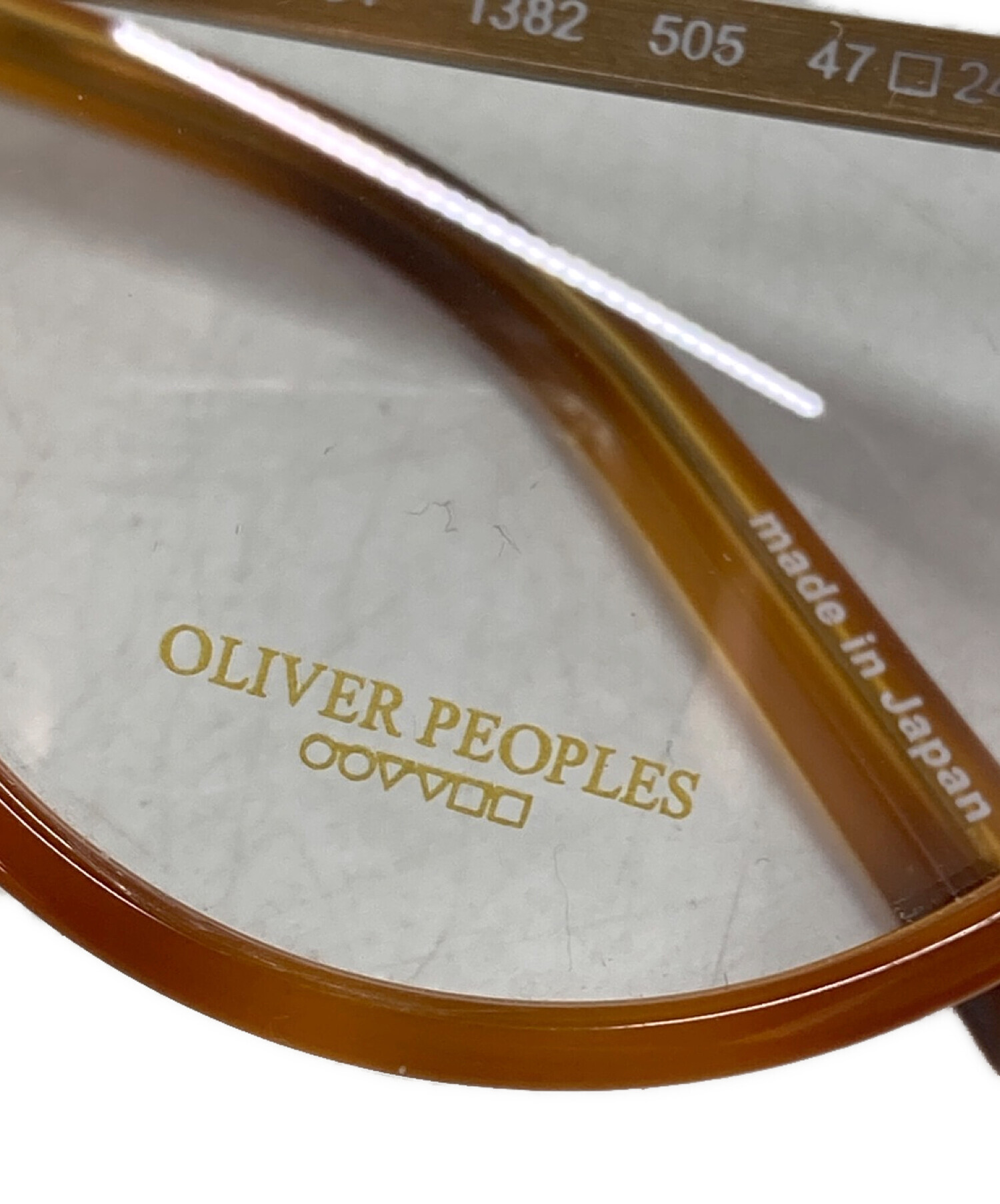 中古・古着通販】OLIVER PEOPLES (オリバーピープルズ) 眼鏡 ブラウン
