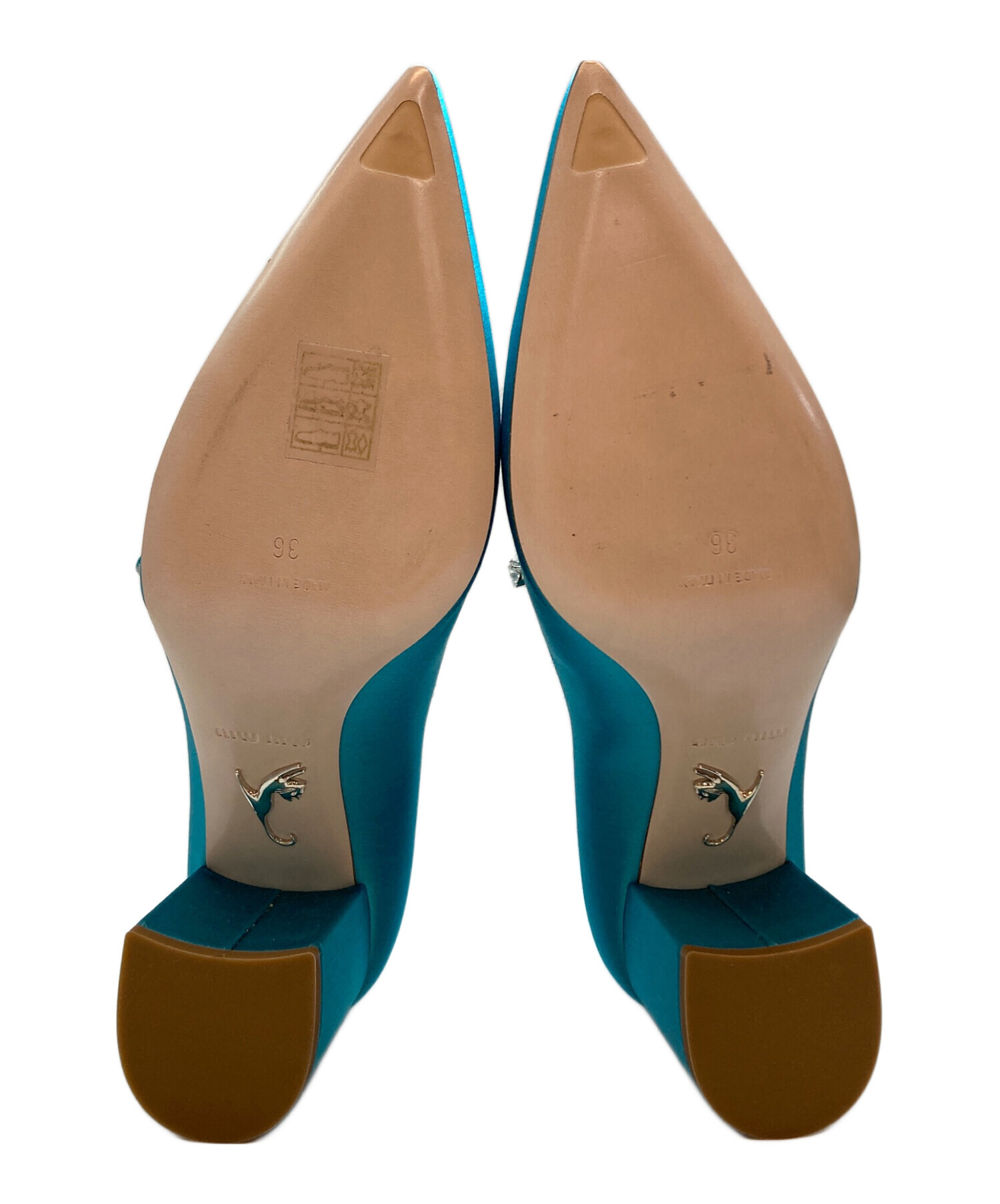 中古・古着通販】MIU MIU (ミュウミュウ) スターストーンパンプス
