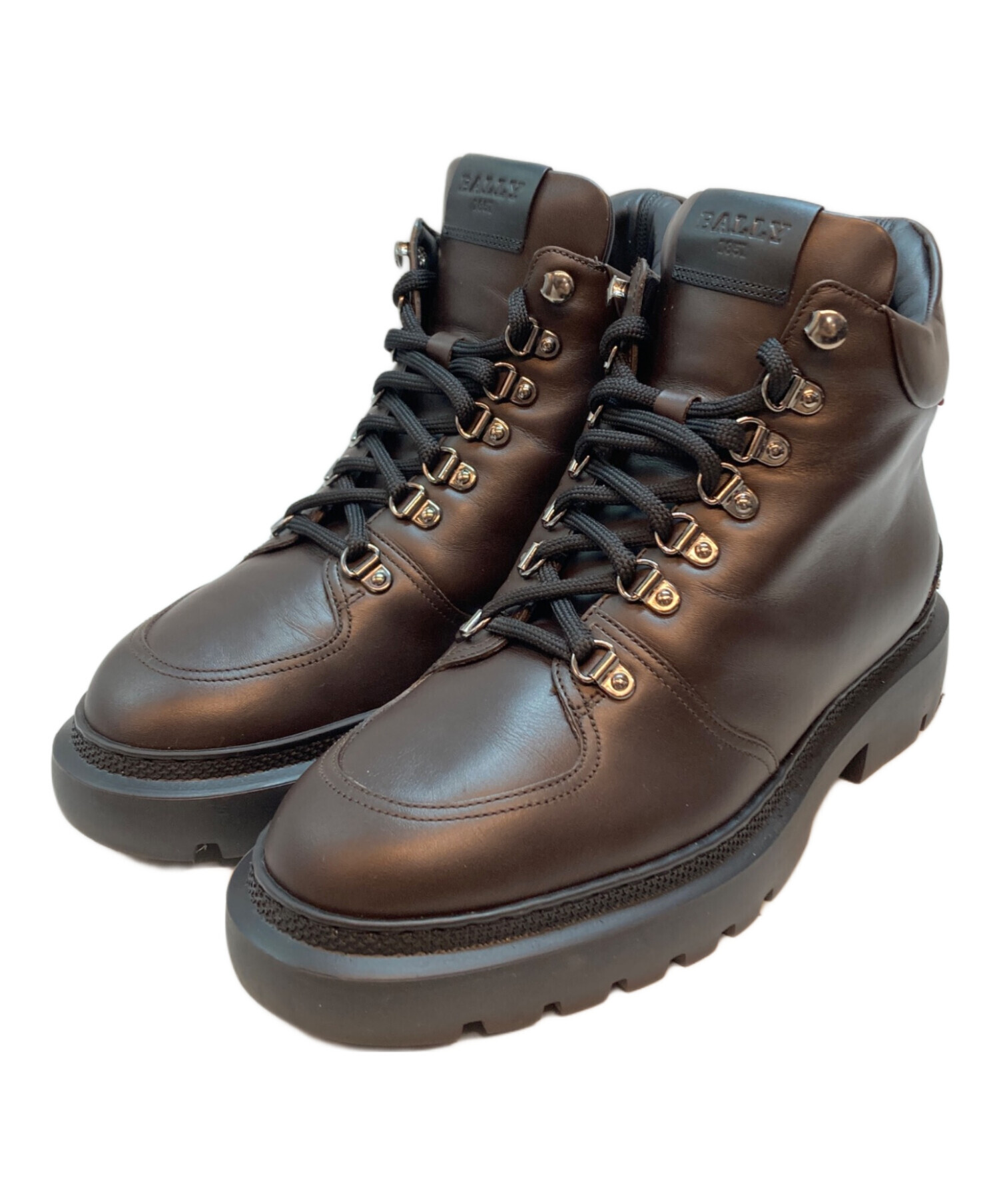 中古・古着通販】BALLY (バリー) トレッキングブーツ ブラウン 中古・古着通販】BALLY (バリー) トレッキングブーツ ブラウン