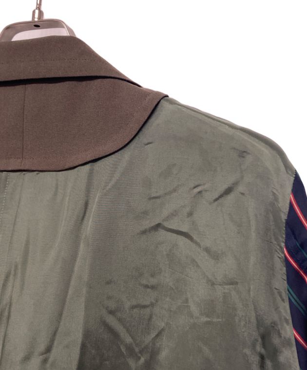 Sacai スーチング ニット コート サイズ2 sacai - sacai （サカイ）suiting coatの通販 by ろいや's shop